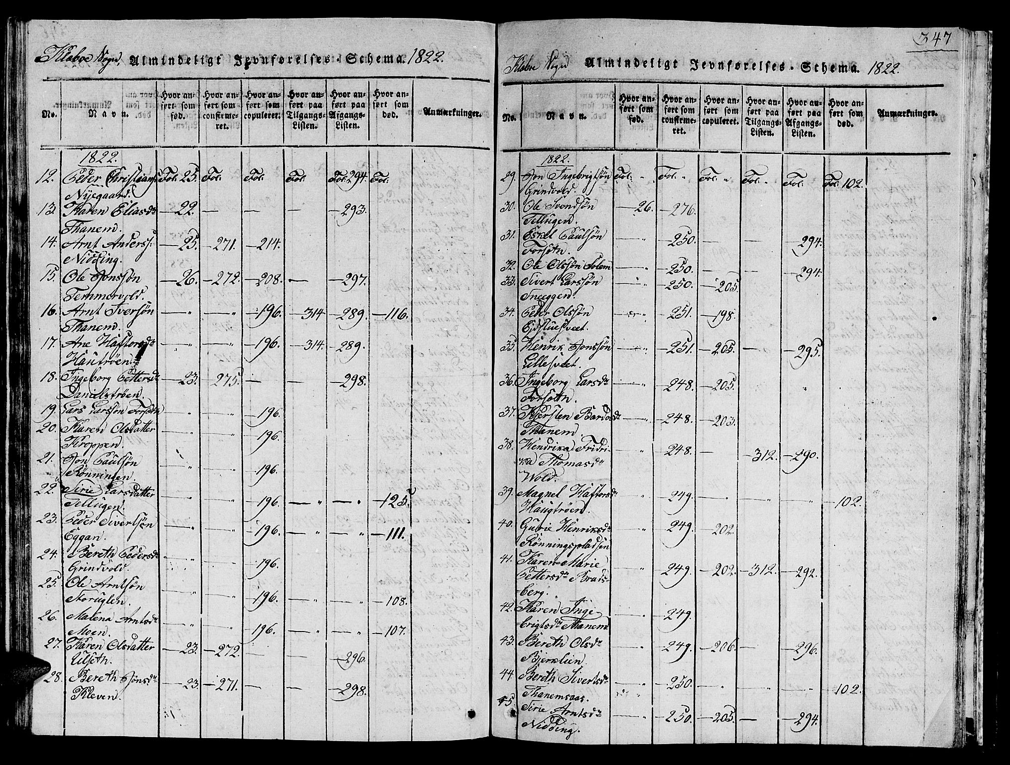 Ministerialprotokoller, klokkerbøker og fødselsregistre - Sør-Trøndelag, SAT/A-1456/618/L0450: Parish register (copy) no. 618C01, 1816-1865, p. 347