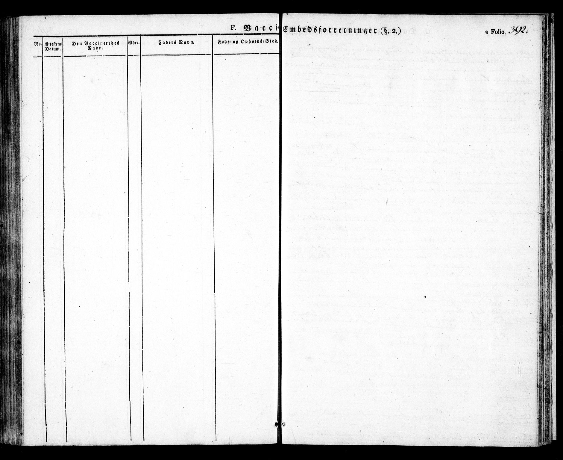 Dypvåg sokneprestkontor, SAK/1111-0007/F/Fa/Faa/L0004: Parish register (official) no. A 4, 1824-1840, p. 392