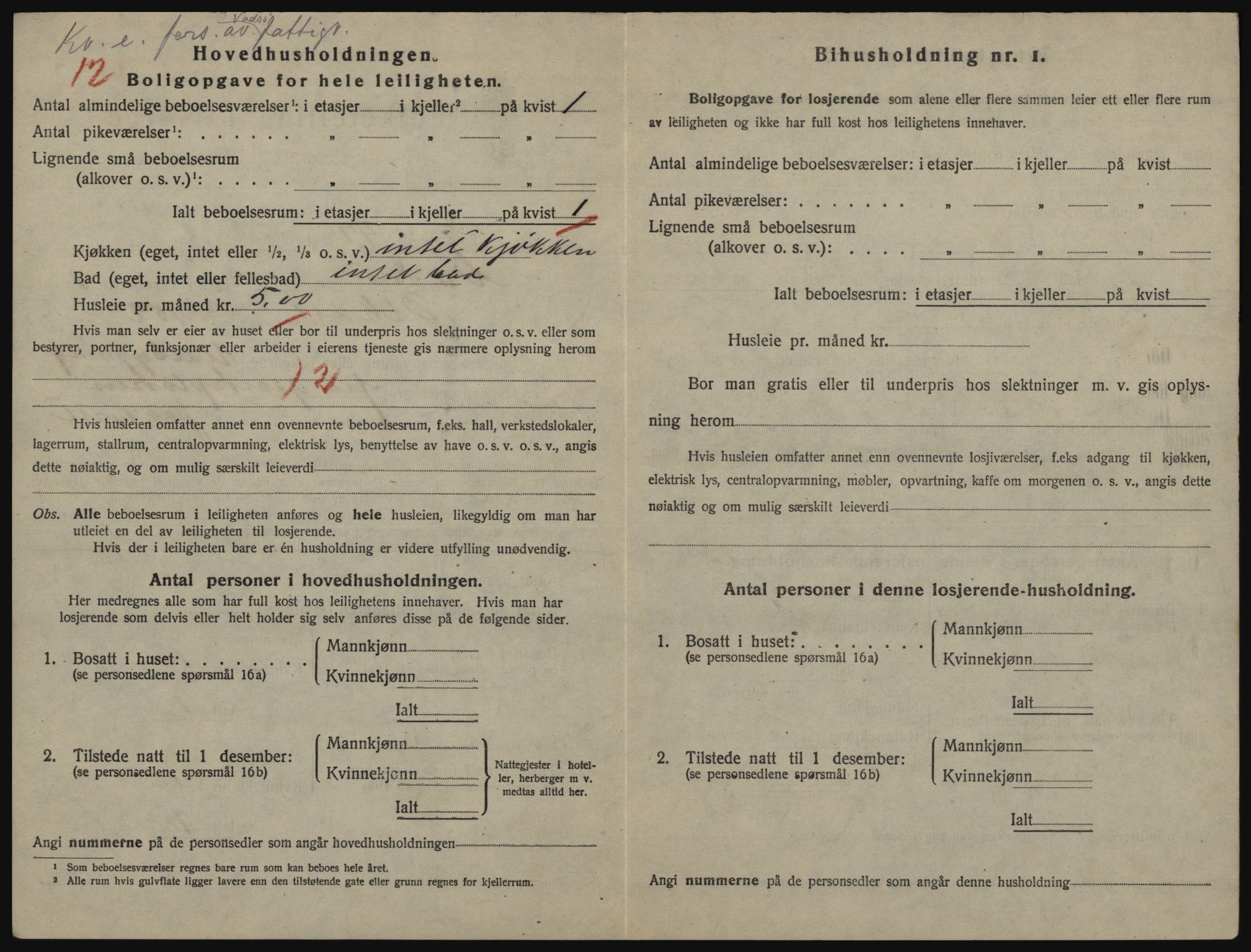 SATØ, 1920 census for Vadsø, 1920, p. 701