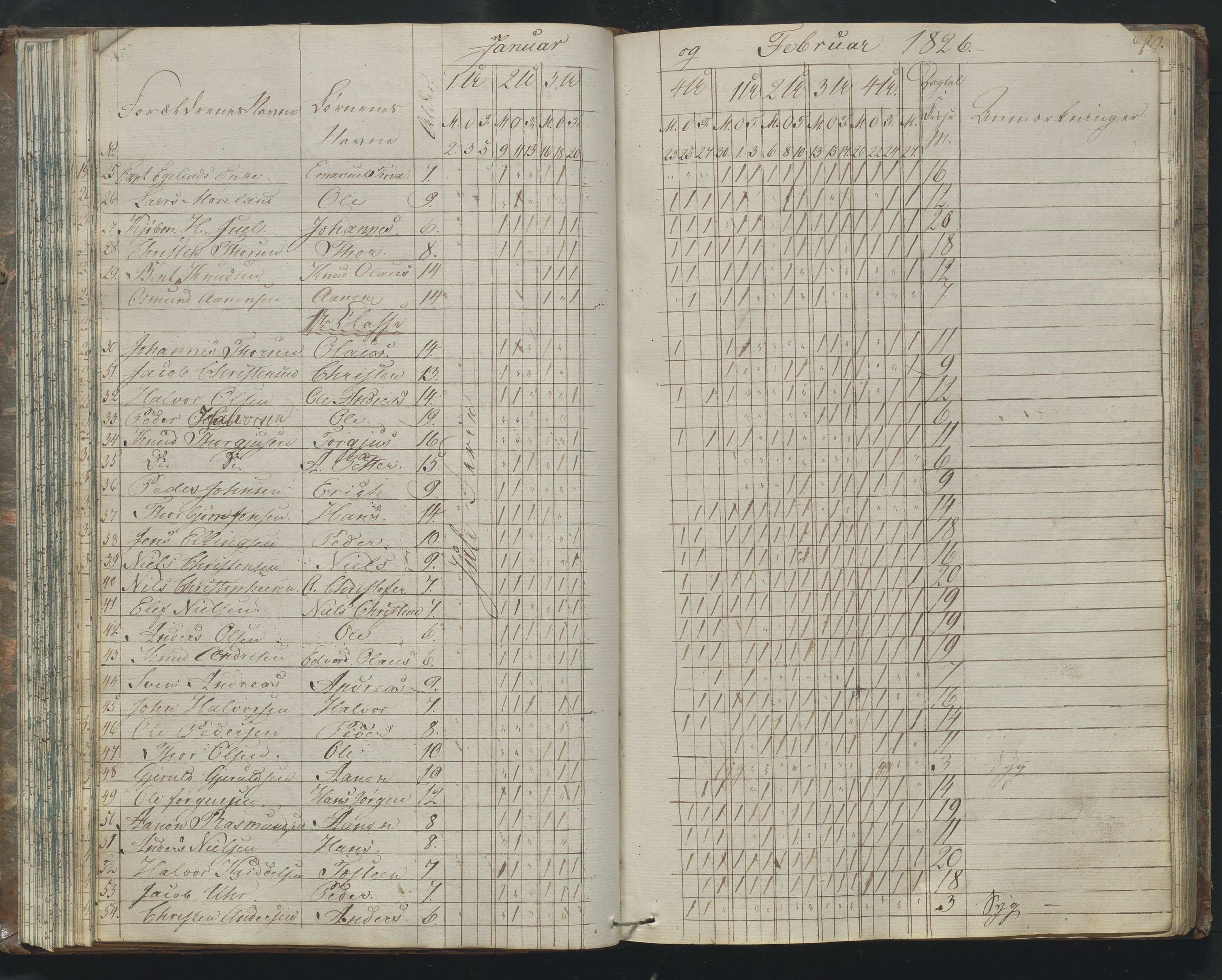 Arendal kommune, Katalog I, AAKS/KA0906-PK-I/07/L0170: Journal ved Barbu faste skole, 1823-1830, p. 67