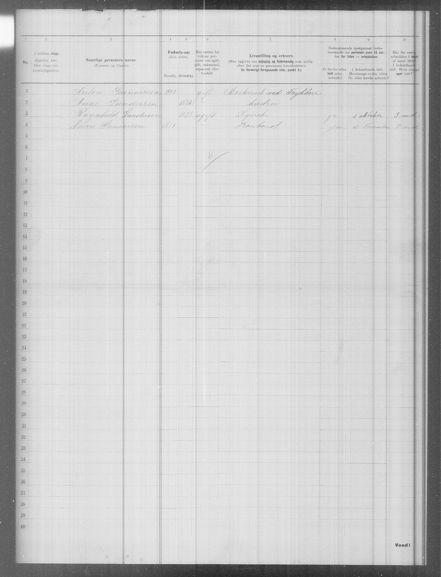 OBA, Municipal Census 1902 for Kristiania, 1902, p. 8891