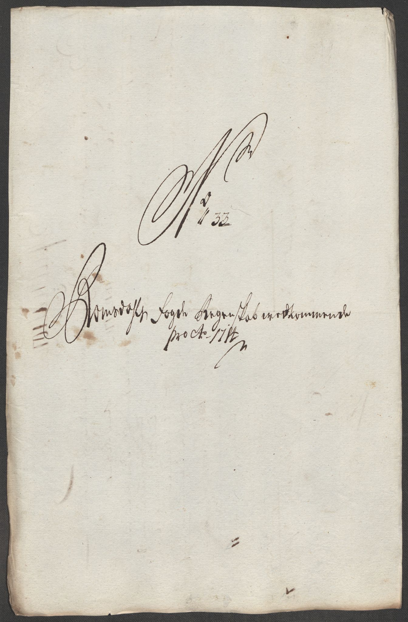 Rentekammeret inntil 1814, Reviderte regnskaper, Fogderegnskap, AV/RA-EA-4092/R55/L3662: Fogderegnskap Romsdal, 1713-1714, p. 466