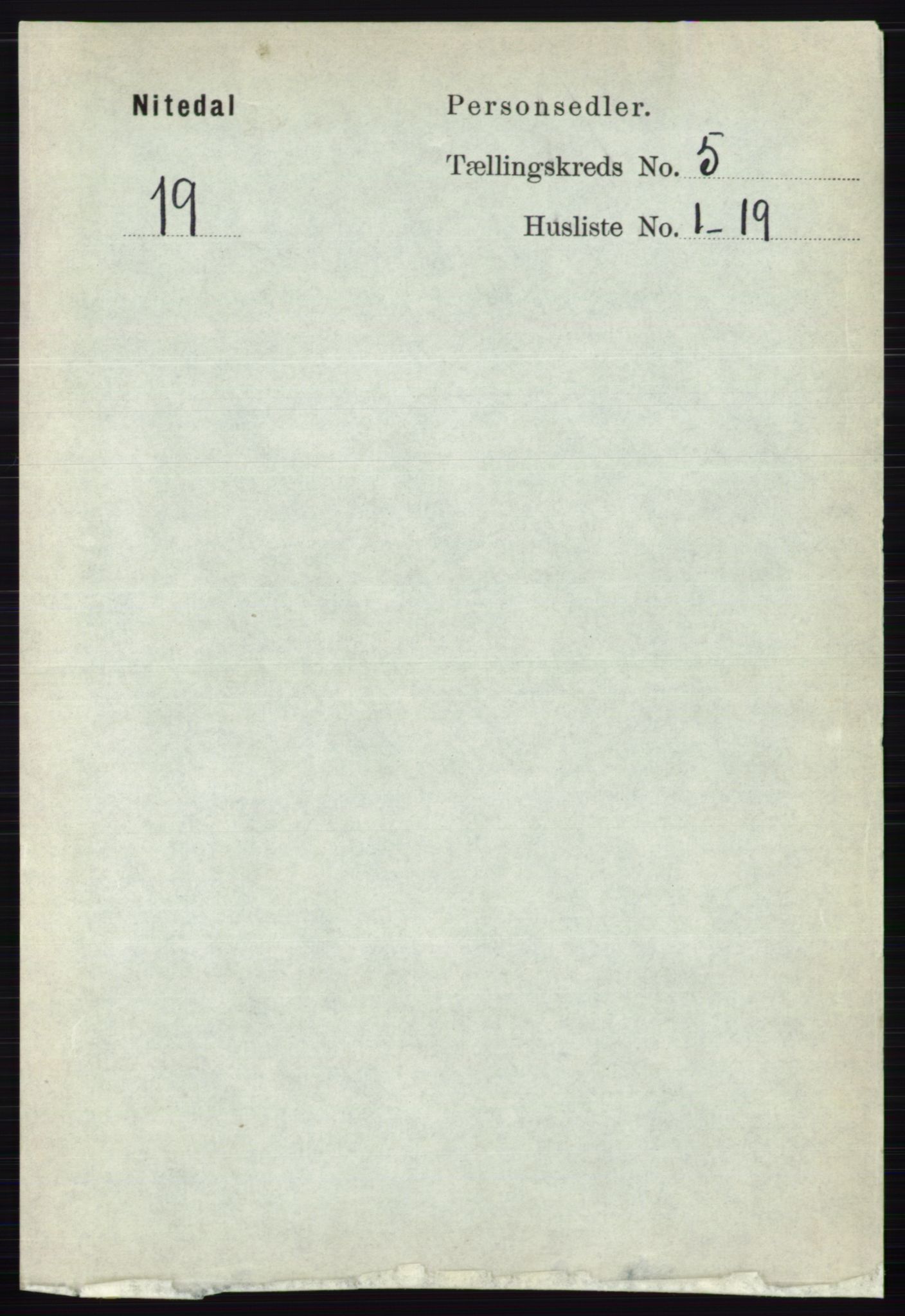 RA, 1891 census for 0233 Nittedal, 1891, p. 2183