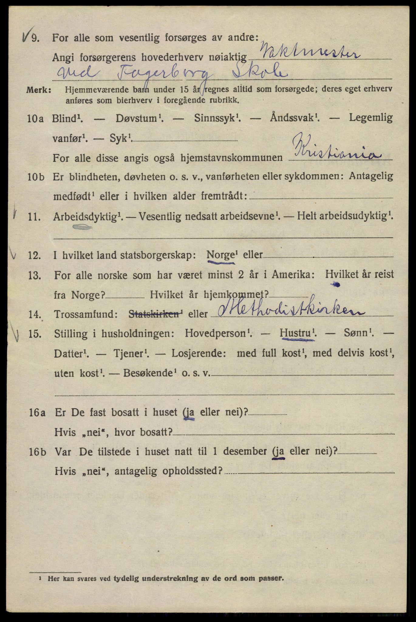 SAO, 1920 census for Kristiania, 1920, p. 453186