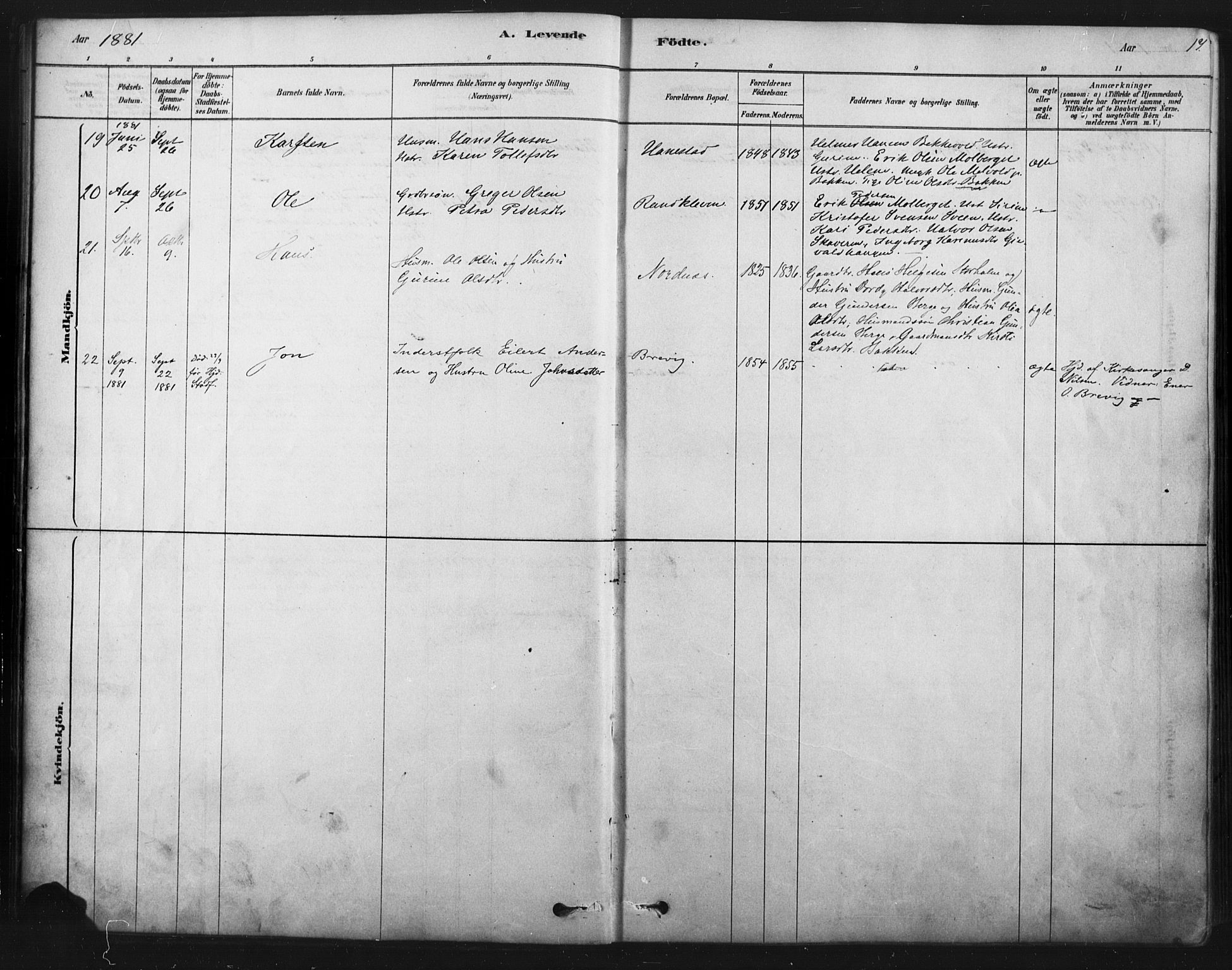 Åmot prestekontor, Hedmark, SAH/PREST-056/H/Ha/Haa/L0012: Parish register (official) no. 12, 1878-1901, p. 17