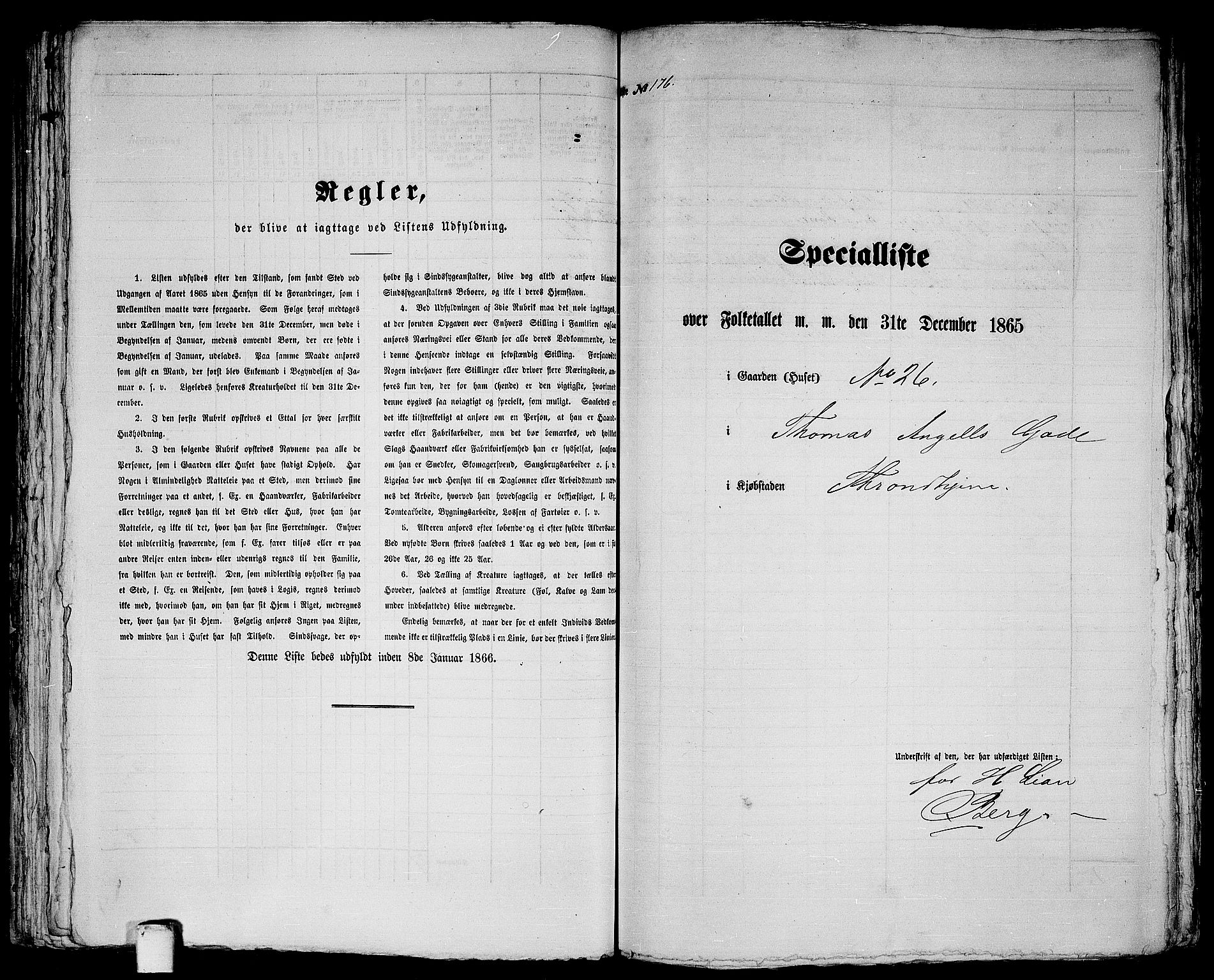 RA, 1865 census for Trondheim, 1865, p. 387