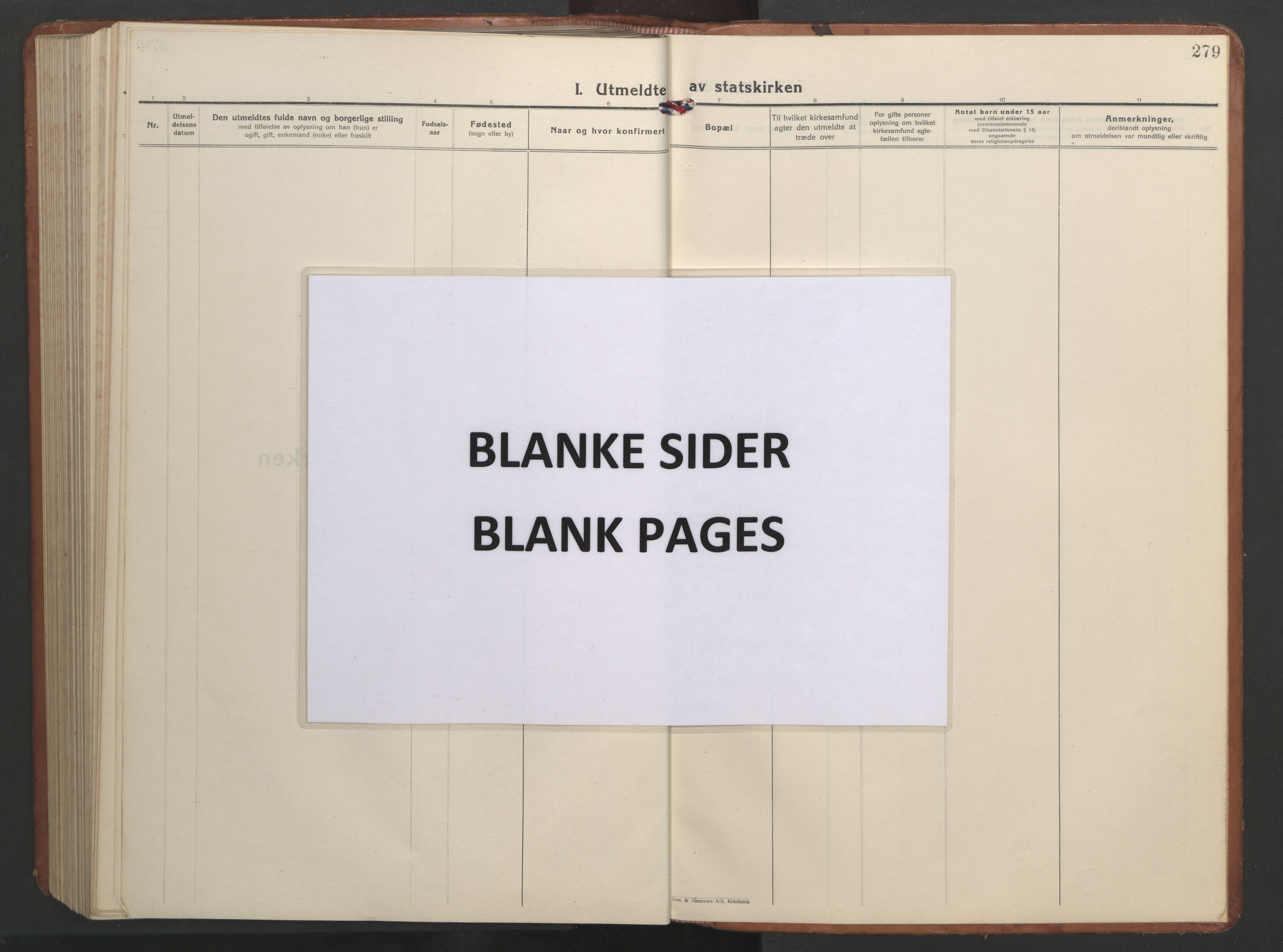 Ministerialprotokoller, klokkerbøker og fødselsregistre - Nordland, AV/SAT-A-1459/851/L0727: Parish register (copy) no. 851C02, 1925-1948, p. 279