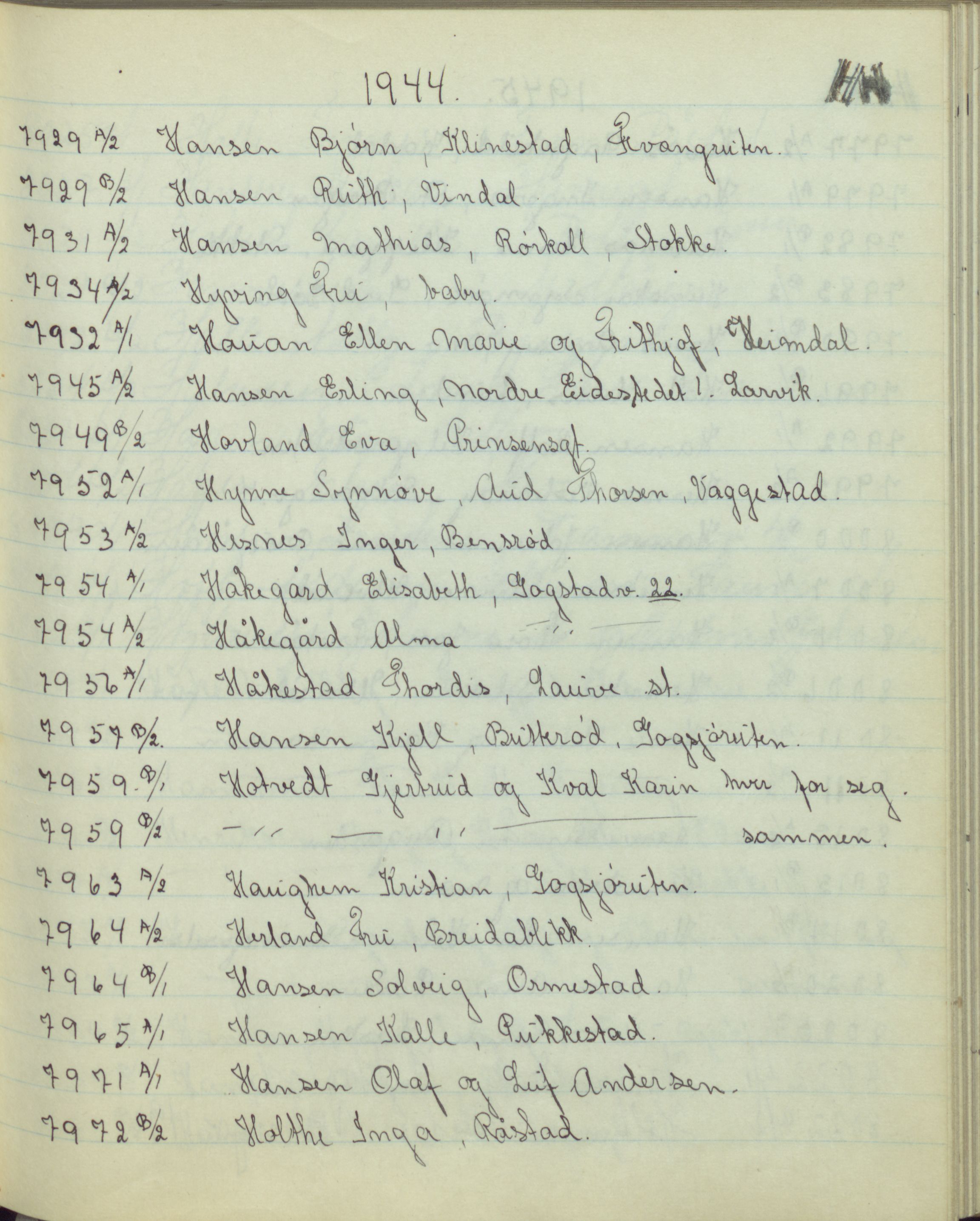 Pa 1494 - Jørgensen, Antonius. Fotograf, VEMU/A-2760/F/Fb, 1927-1984, p. 4548