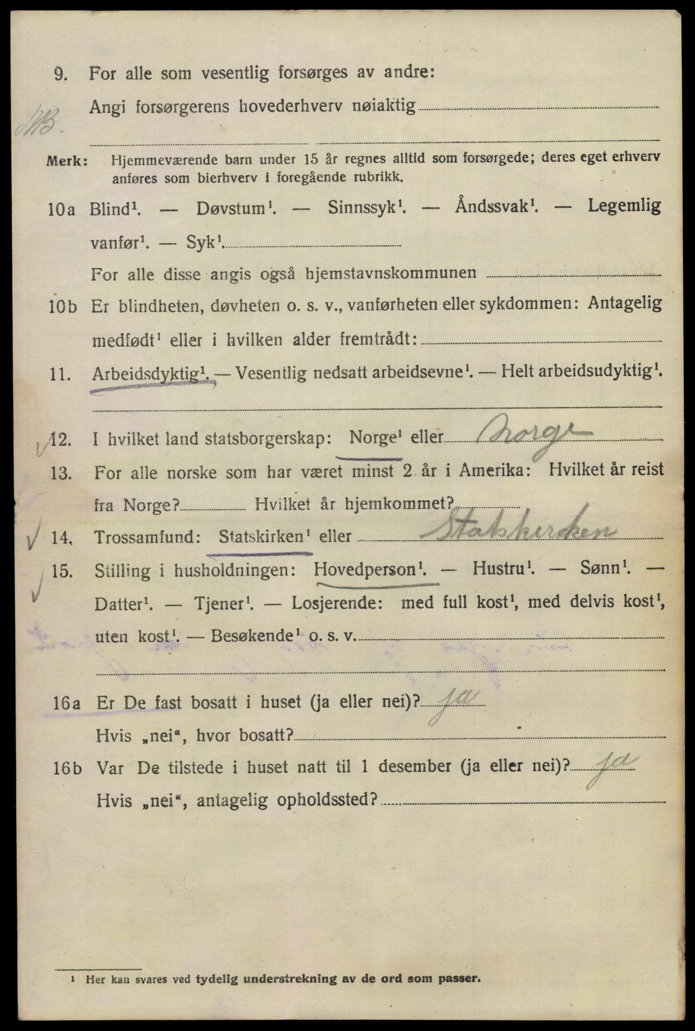 SAO, 1920 census for Kristiania, 1920, p. 460270