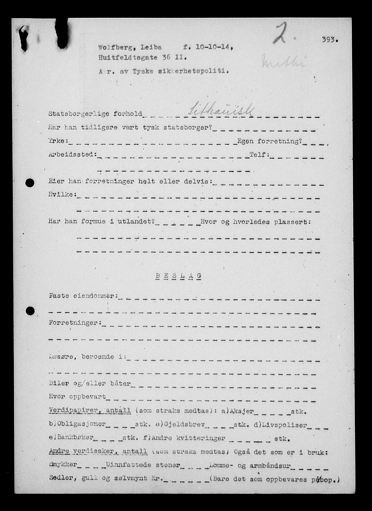 Justisdepartementet, Tilbakeføringskontoret for inndratte formuer, AV/RA-S-1564/H/Hc/Hcc/L0986: --, 1945-1947, p. 507