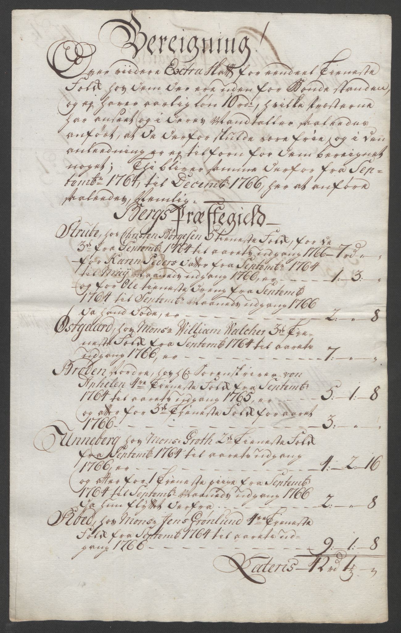 Rentekammeret inntil 1814, Reviderte regnskaper, Fogderegnskap, RA/EA-4092/R01/L0097: Ekstraskatten Idd og Marker, 1756-1767, p. 321