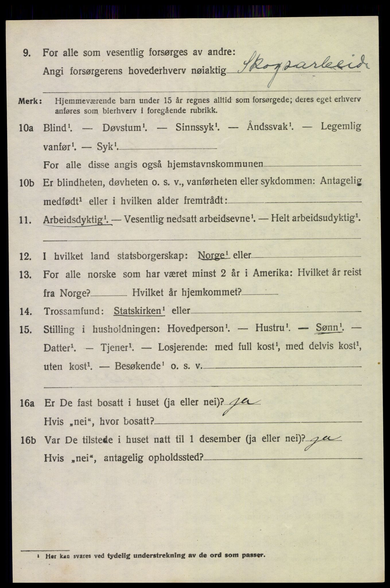SAH, 1920 census for Trysil, 1920, p. 7746
