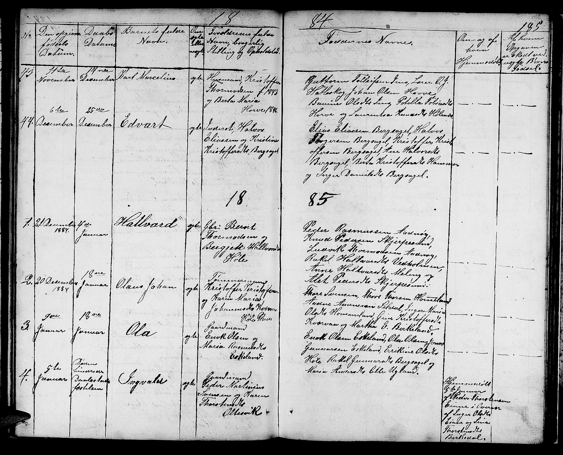 Høgsfjord sokneprestkontor, SAST/A-101624/H/Ha/Hab/L0001: Parish register (copy) no. B 1, 1855-1885, p. 185