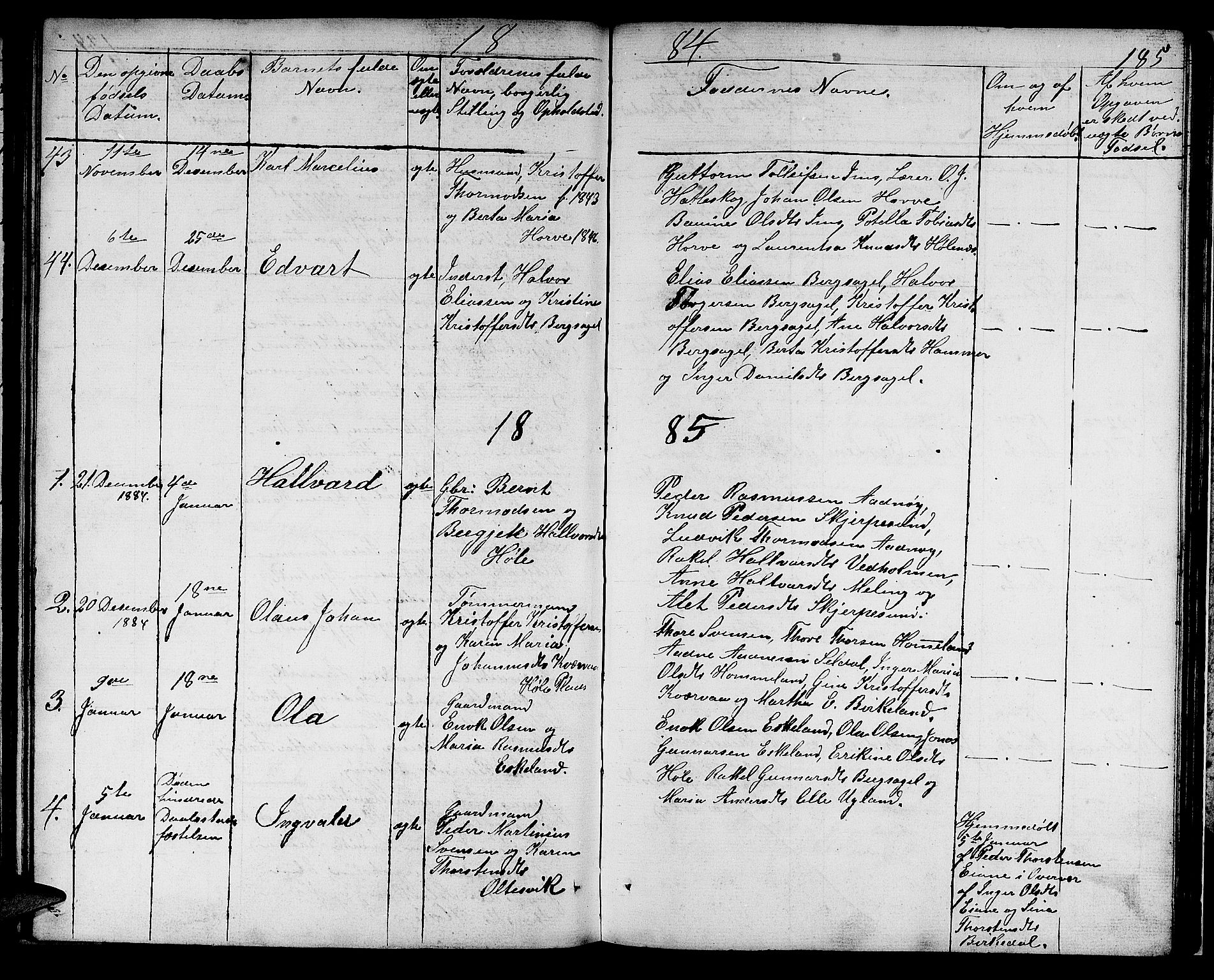 Høgsfjord sokneprestkontor, AV/SAST-A-101624/H/Ha/Hab/L0001: Parish register (copy) no. B 1, 1855-1885, p. 185