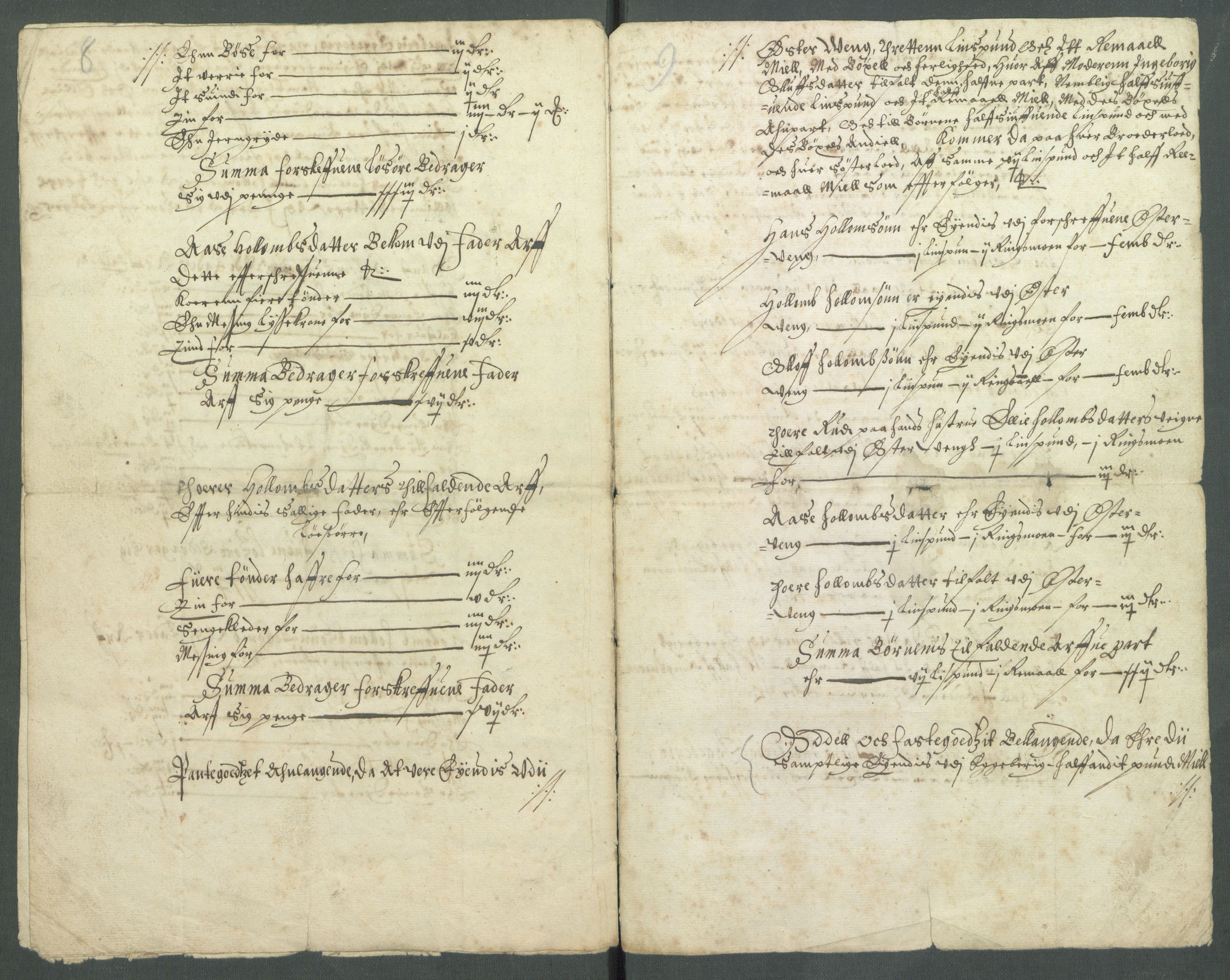 Riksarkivets diplomsamling, AV/RA-EA-5965/F02/L0159: Dokumenter, 1645-1646, p. 24
