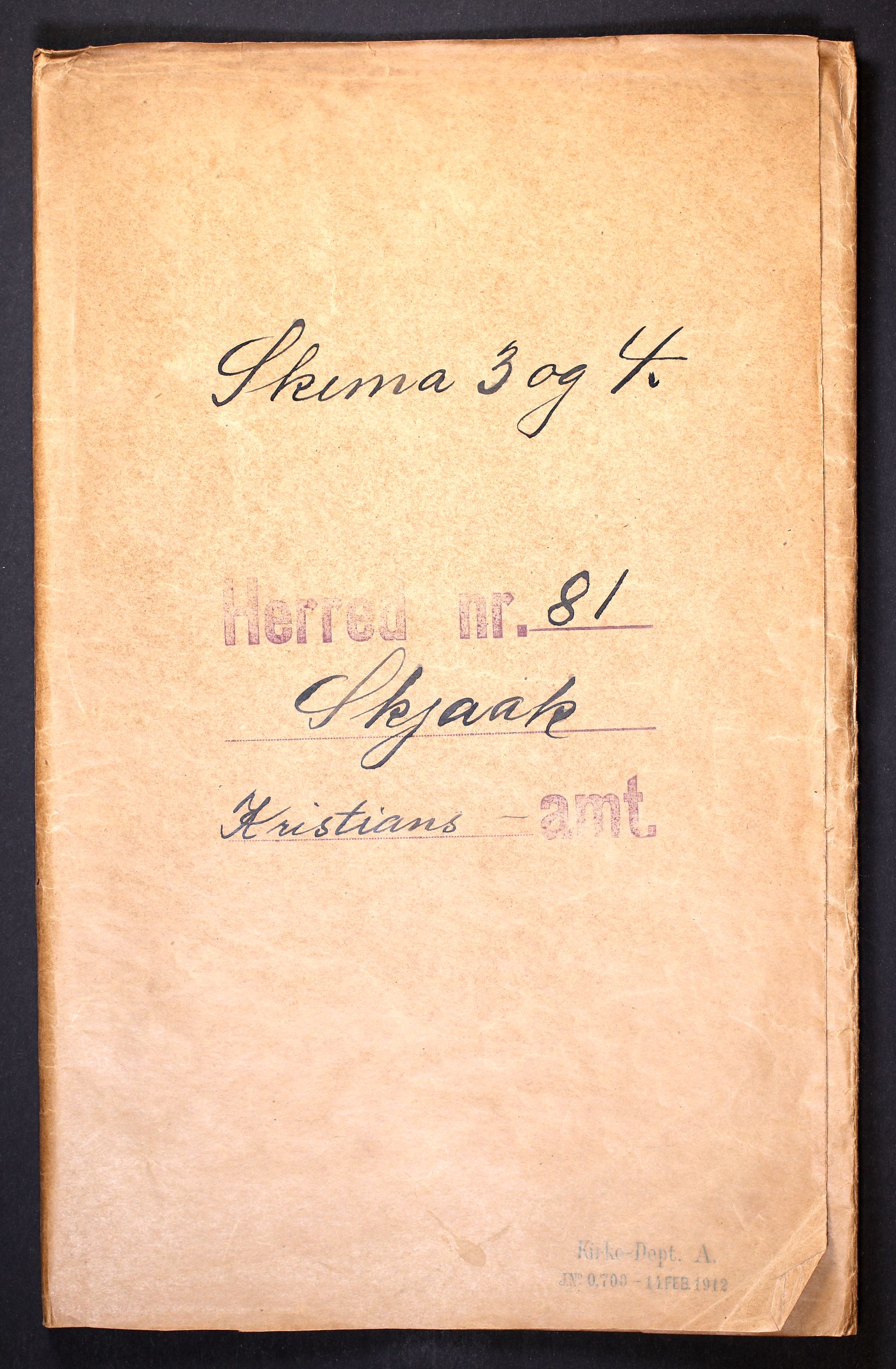 RA, 1910 census for Skjåk, 1910, p. 1