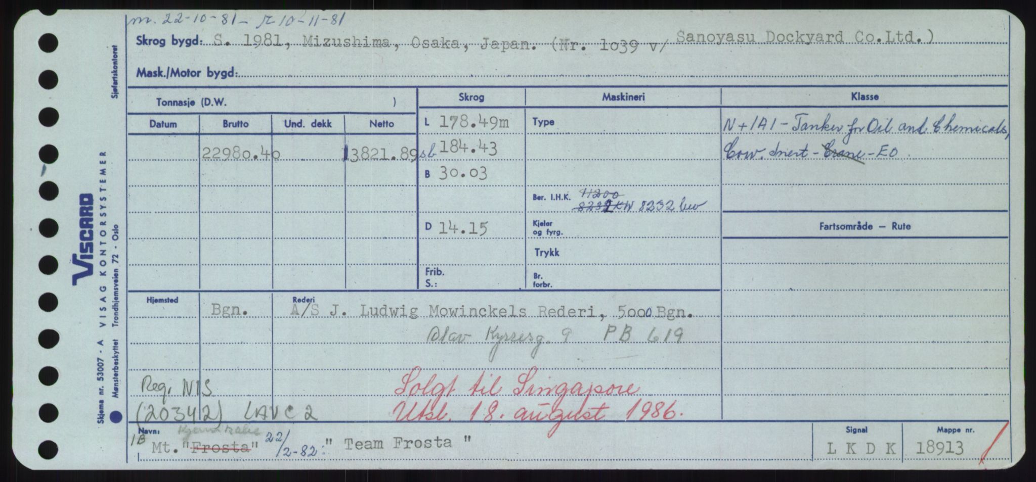 Sjøfartsdirektoratet med forløpere, Skipsmålingen, AV/RA-S-1627/H/Hd/L0038: Fartøy, T-Th, p. 303