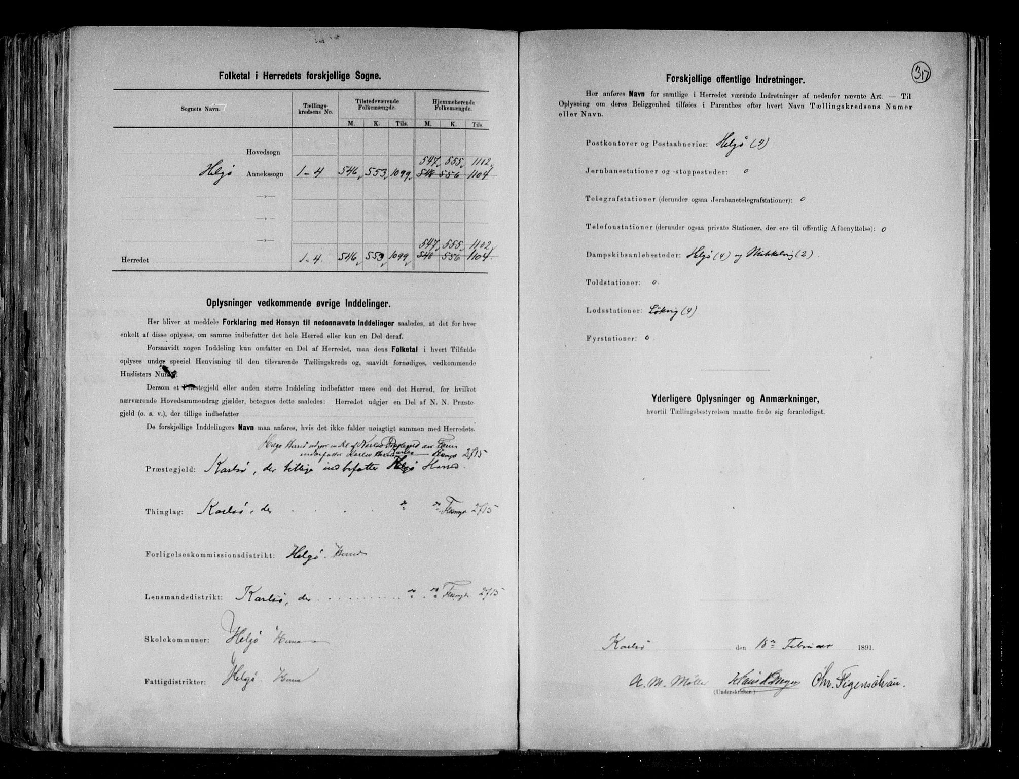 RA, 1891 census for 1935 Helgøy, 1891, p. 3