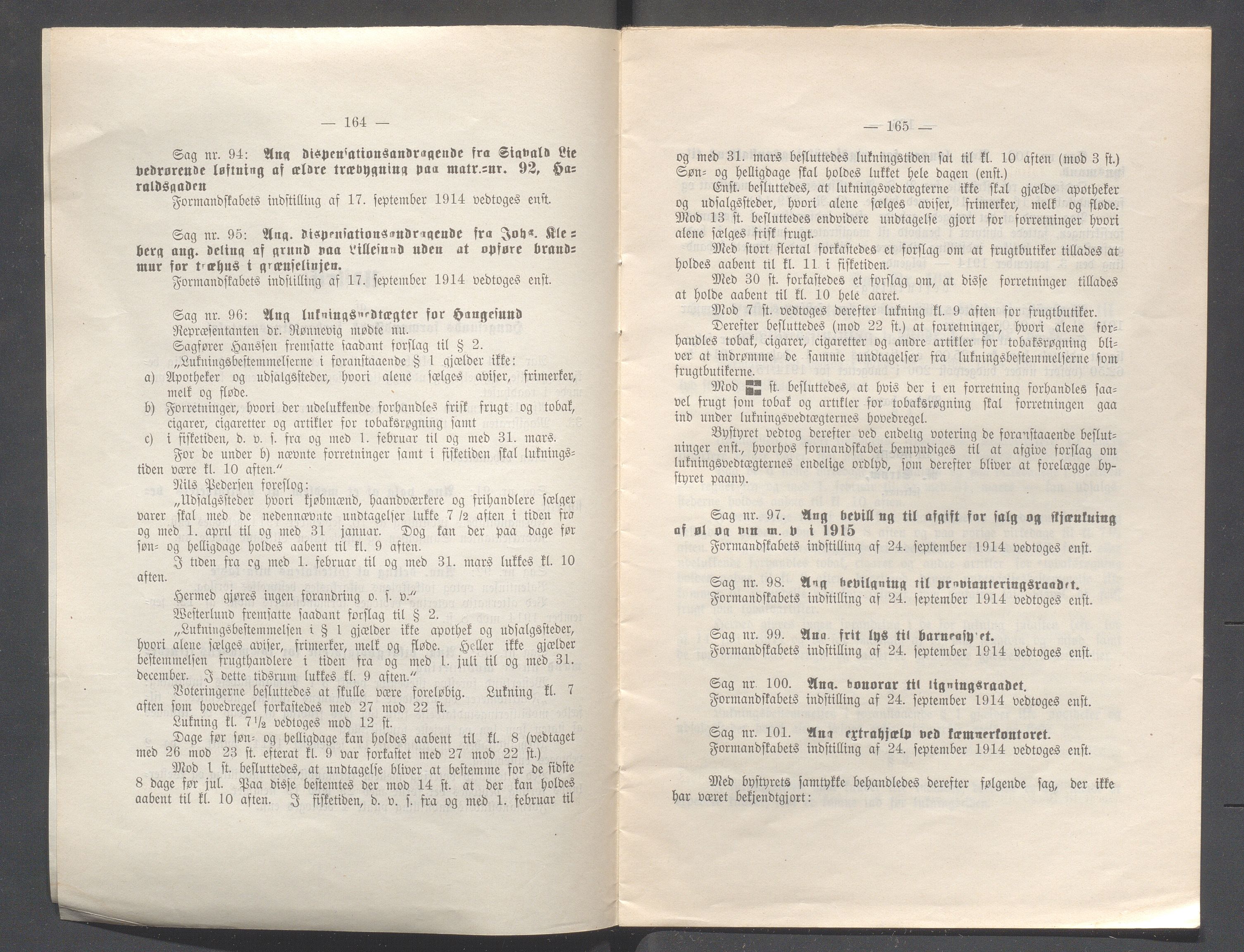 Haugesund kommune - Formannskapet og Bystyret, IKAR/A-740/A/Abb/L0002: Bystyreforhandlinger, 1908-1917, p. 544