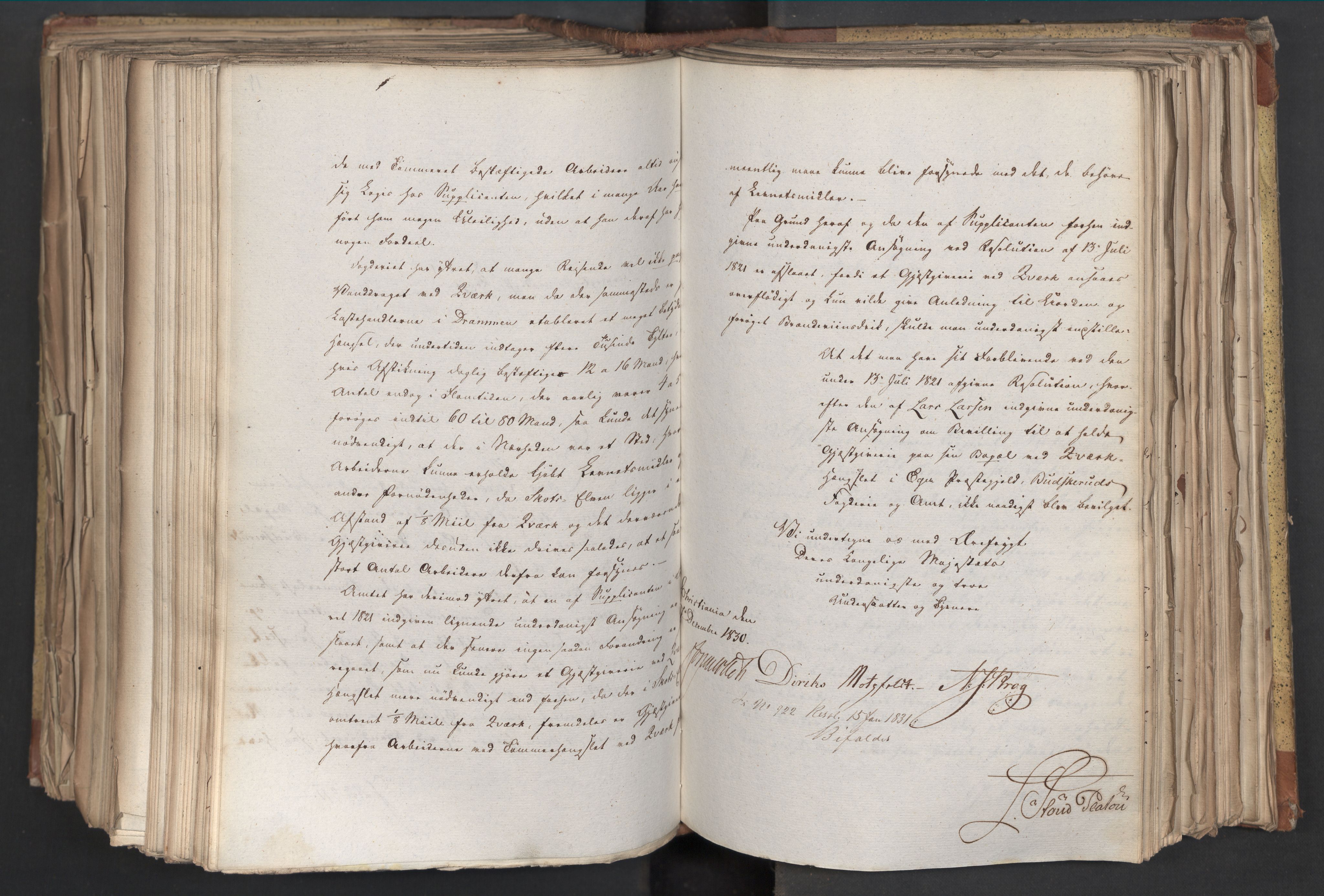Statsrådsavdelingen i Stockholm, AV/RA-S-1003/D/Da/L0068: Regjeringsinnstillinger nr. 660-876, 1830, p. 520