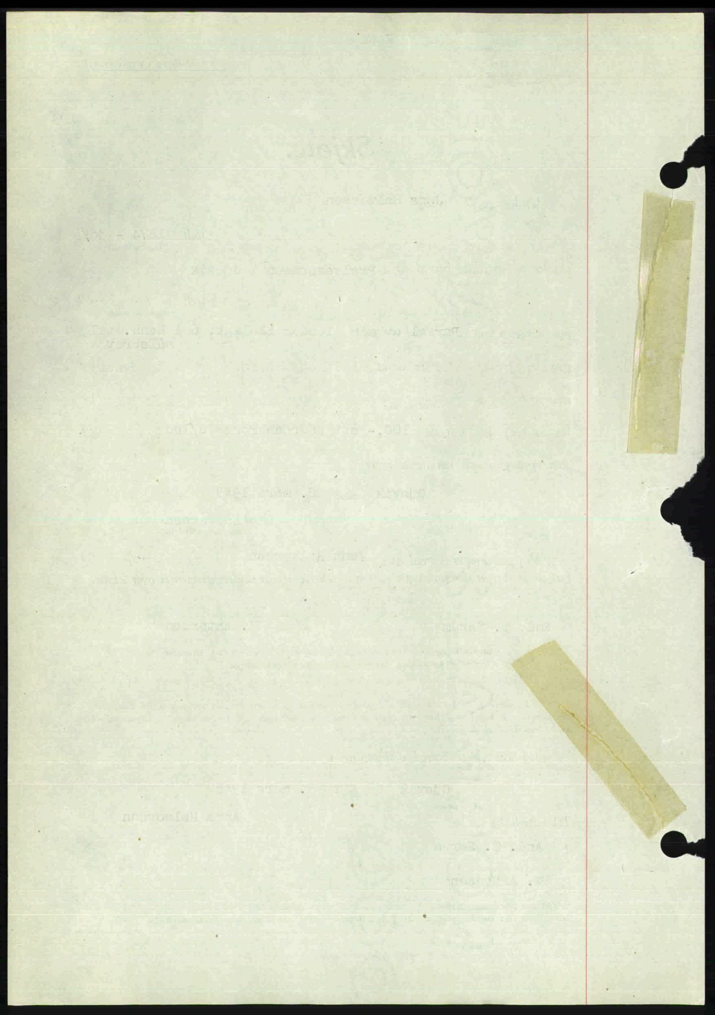Toten tingrett, SAH/TING-006/H/Hb/Hbc/L0013: Mortgage book no. Hbc-13, 1945-1945, Diary no: : 465/1945