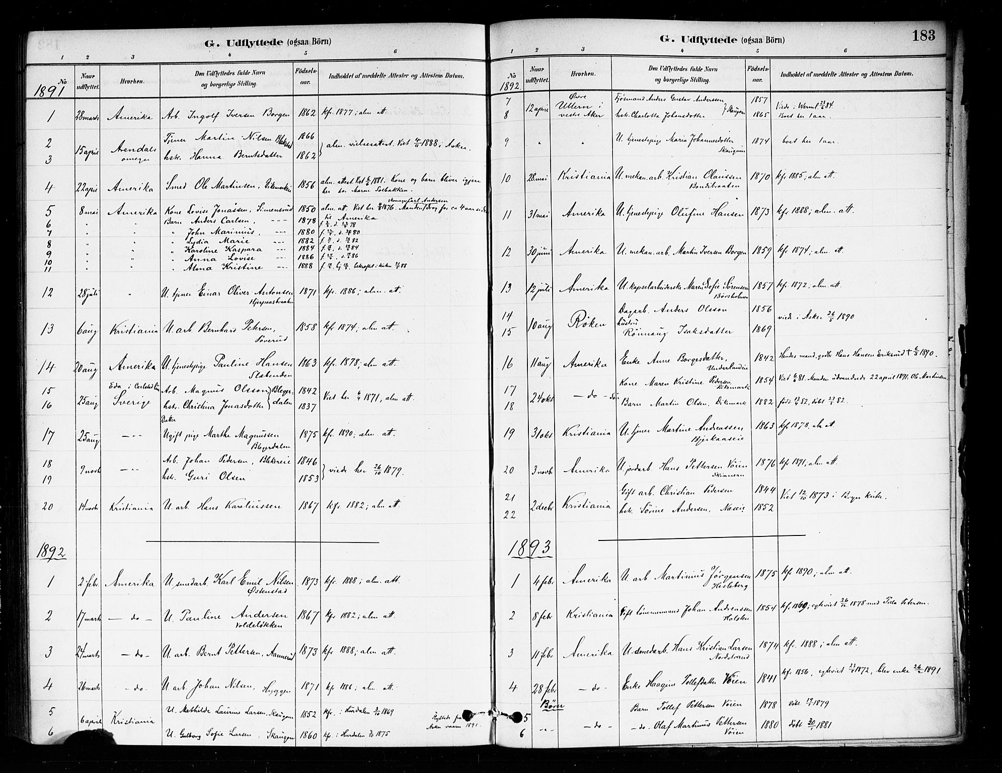 Asker prestekontor Kirkebøker, SAO/A-10256a/F/Fa/L0014: Parish register (official) no. I 14, 1879-1900, p. 183