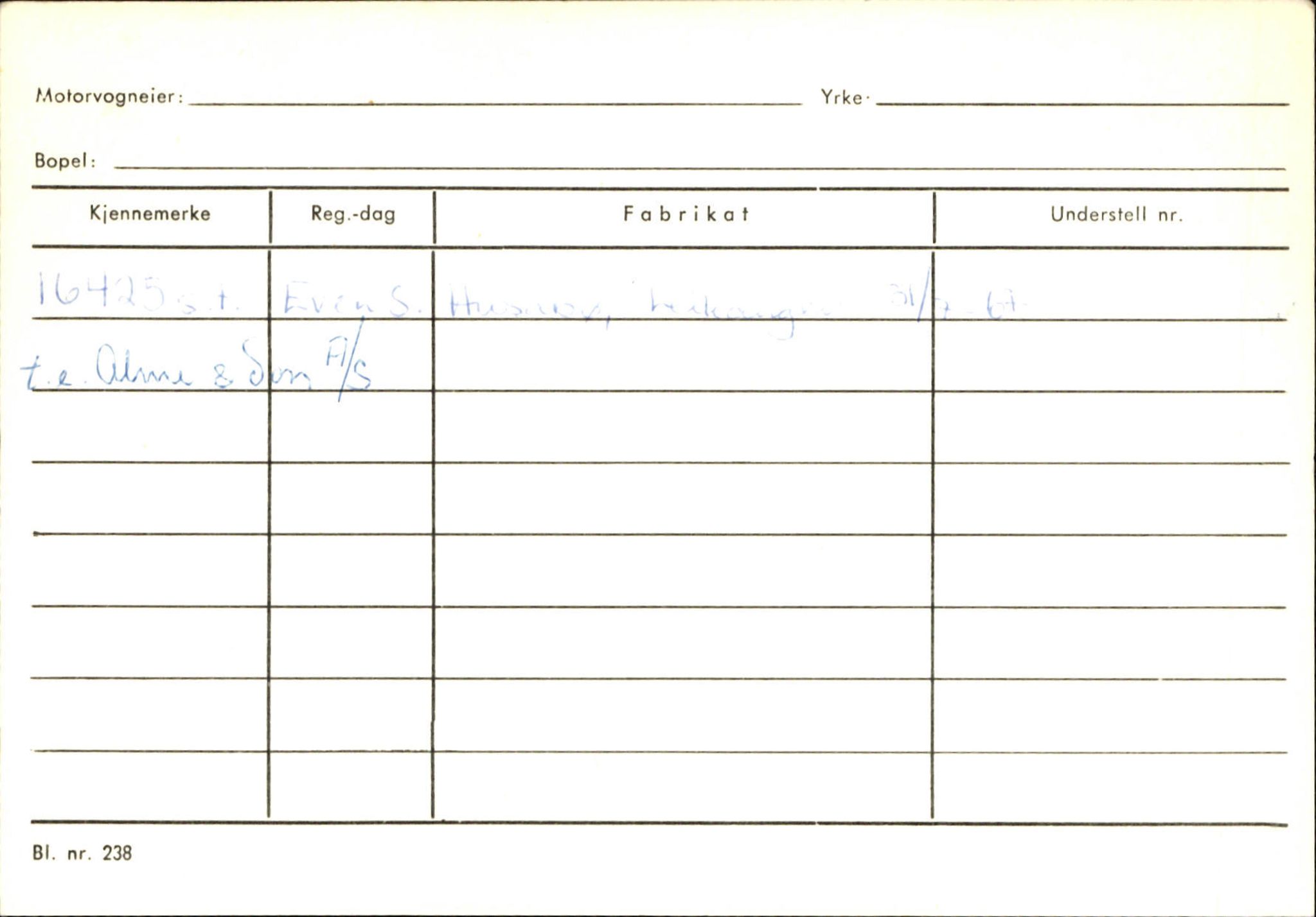 Statens vegvesen, Sogn og Fjordane vegkontor, AV/SAB-A-5301/4/F/L0126: Eigarregister Fjaler M-Å. Leikanger A-Å, 1945-1975, p. 1759