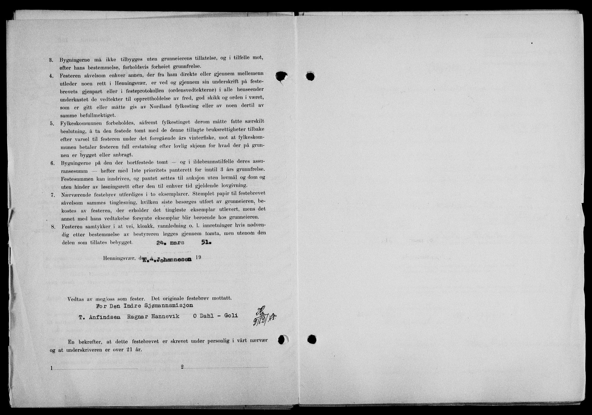 Lofoten sorenskriveri, SAT/A-0017/1/2/2C/L0025a: Mortgage book no. 25a, 1950-1951, Diary no: : 884/1951