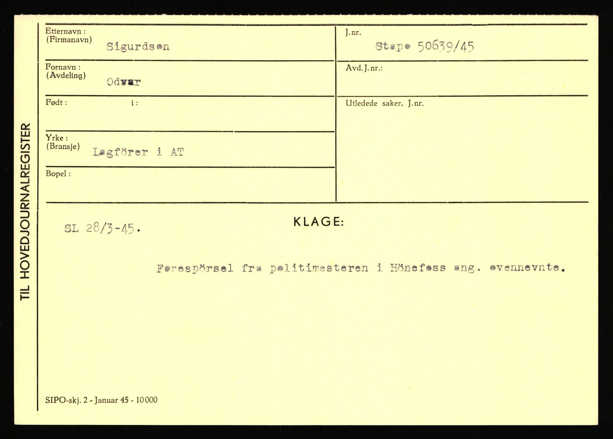 Statspolitiet - Hovedkontoret / Osloavdelingen, AV/RA-S-1329/C/Ca/L0014: Seterlien - Svartås, 1943-1945, p. 103