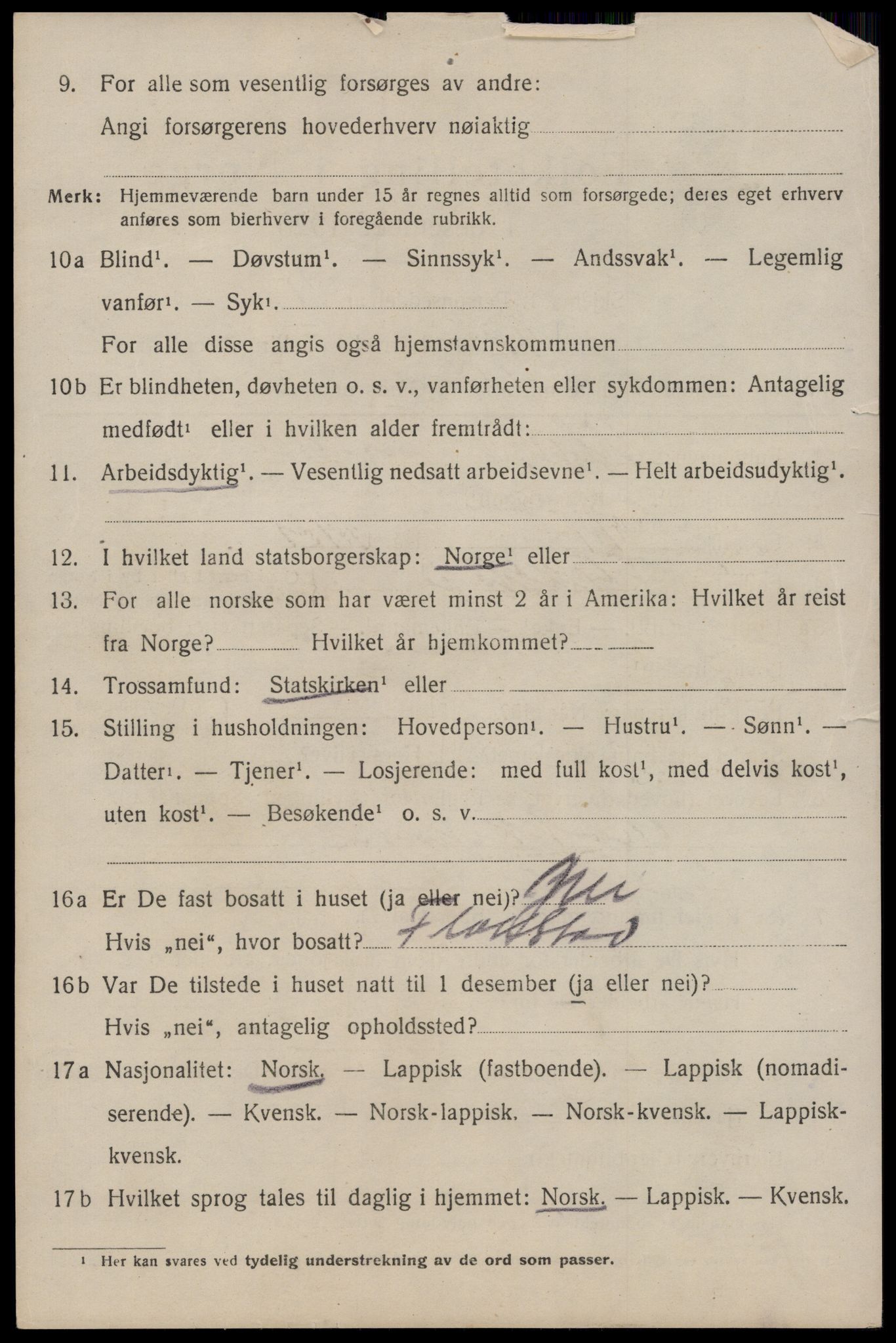 SAT, 1920 census for Hol, 1920, p. 3882