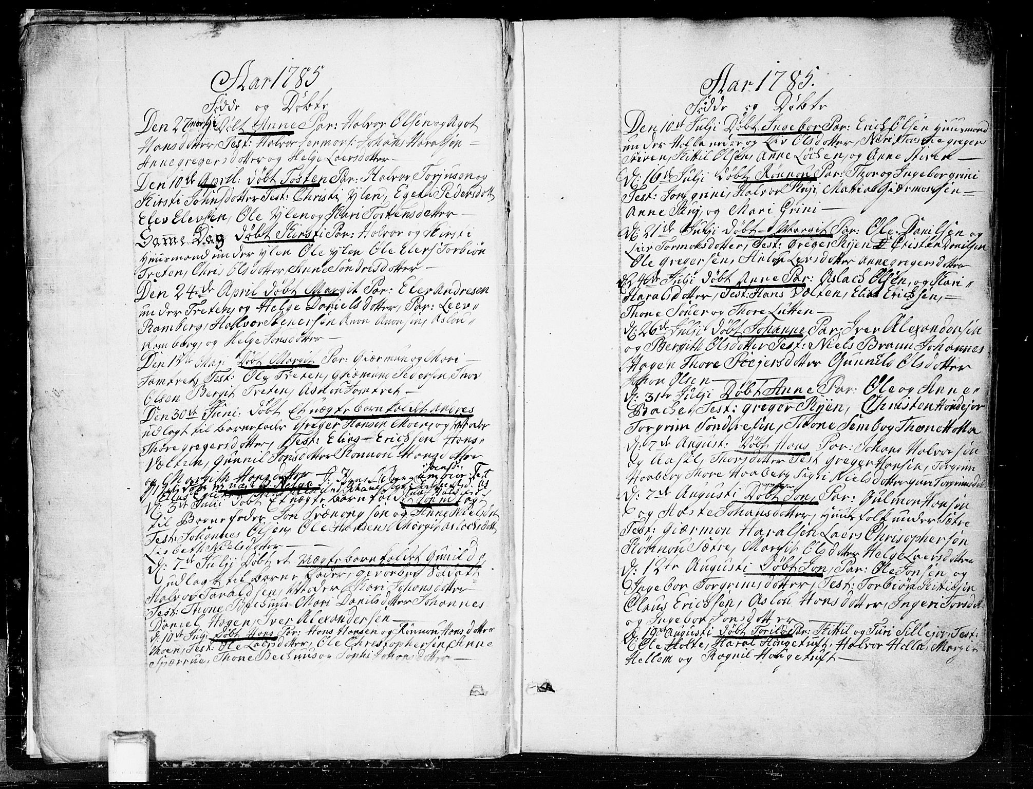 Heddal kirkebøker, AV/SAKO-A-268/F/Fa/L0004: Parish register (official) no. I 4, 1784-1814, p. 6