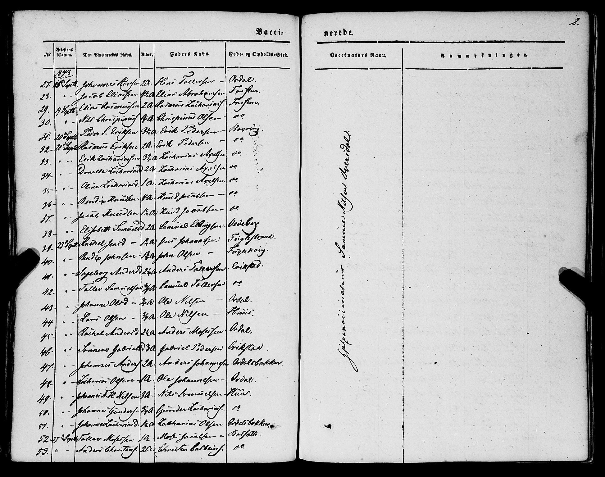 Jølster sokneprestembete, AV/SAB-A-80701/H/Haa/Haaa/L0010: Parish register (official) no. A 10, 1847-1865, p. 2