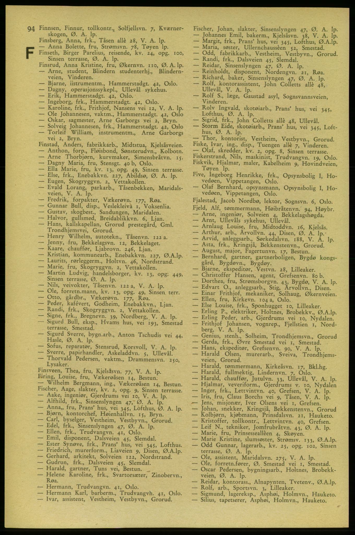 Aker adressebok/adressekalender, PUBL/001/A/006: Aker adressebok, 1937-1938, p. 94