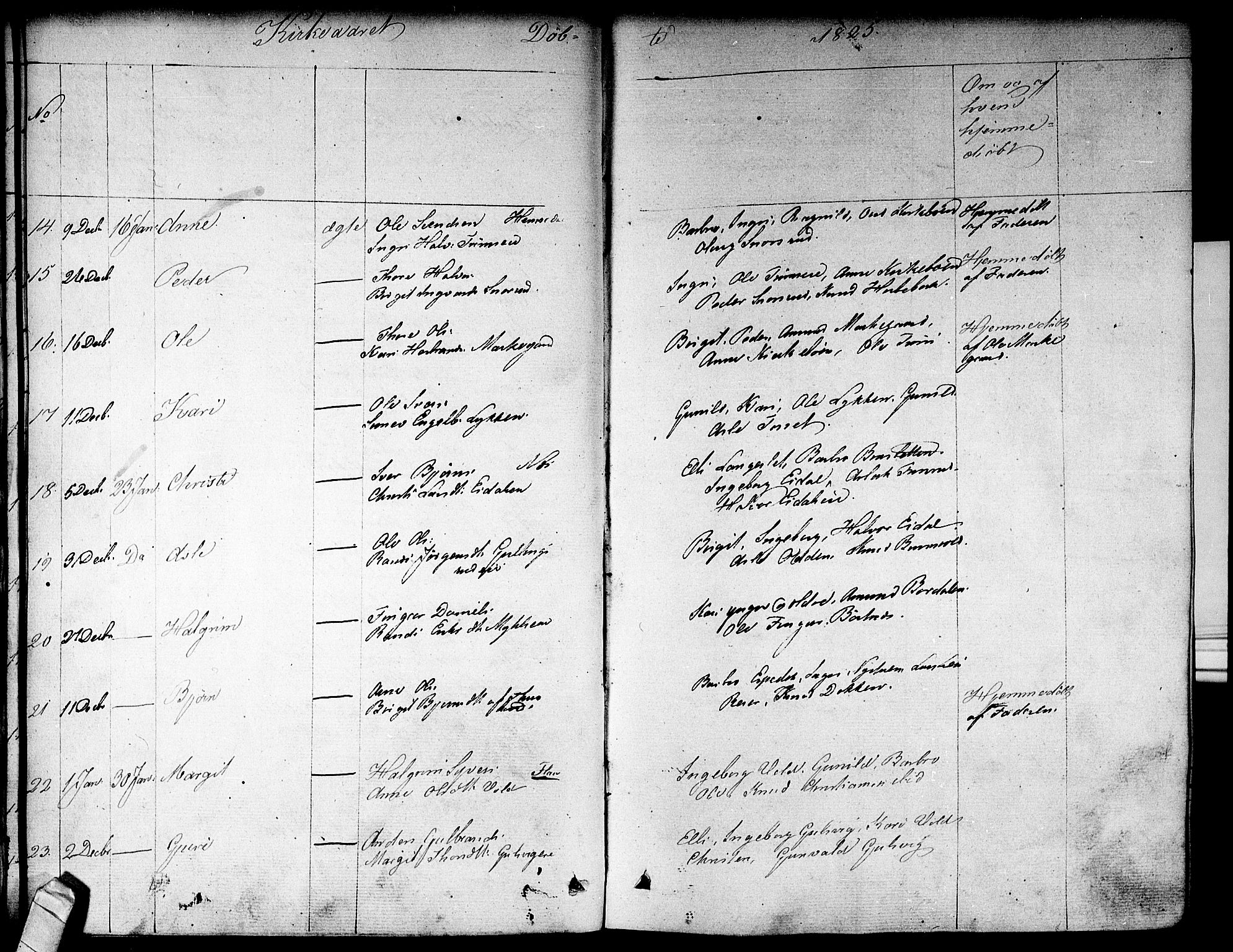 Nes kirkebøker, AV/SAKO-A-236/F/Fa/L0008: Parish register (official) no. 8, 1824-1834, p. 46-47