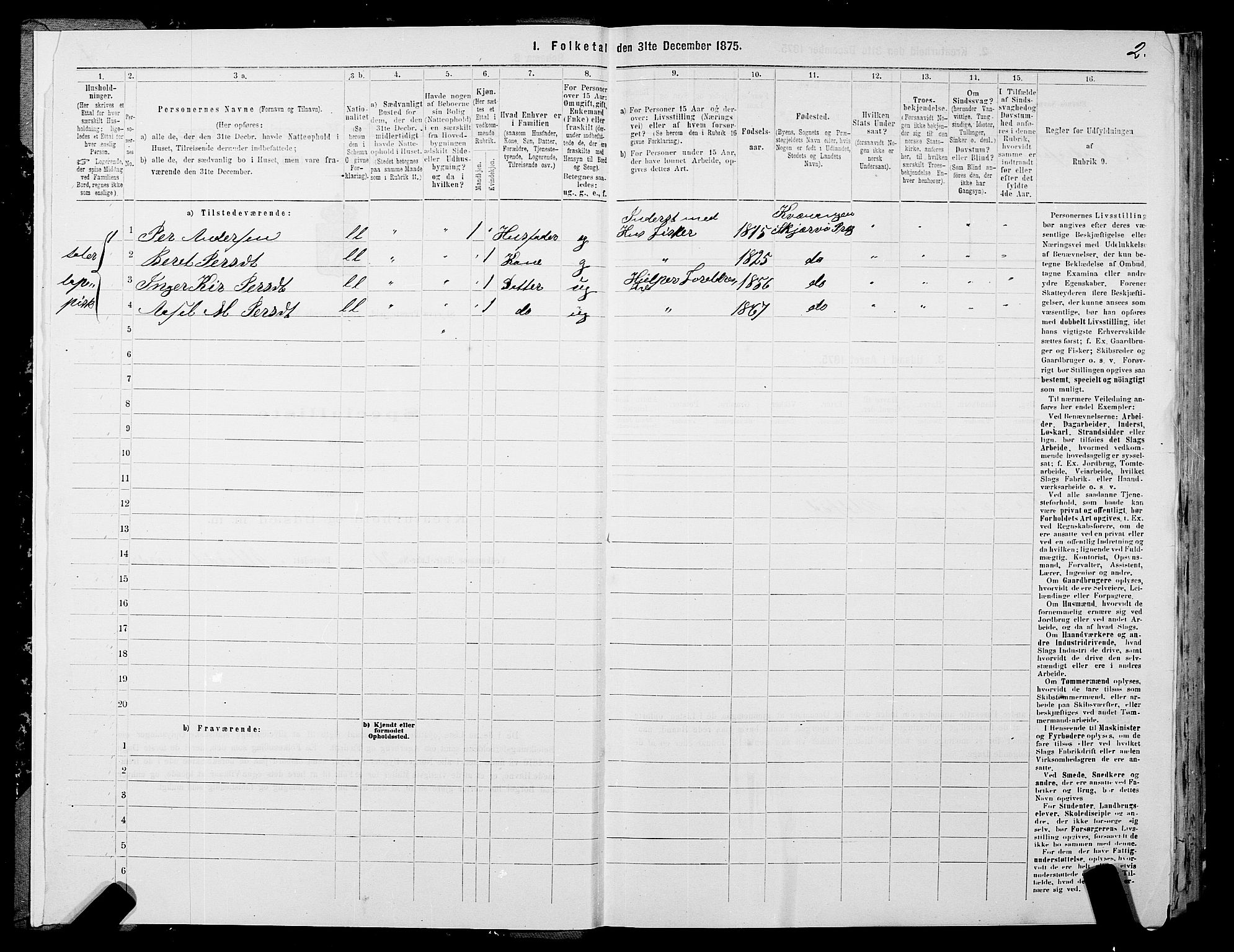 SATØ, 1875 census for 1941P Skjervøy, 1875, p. 1002