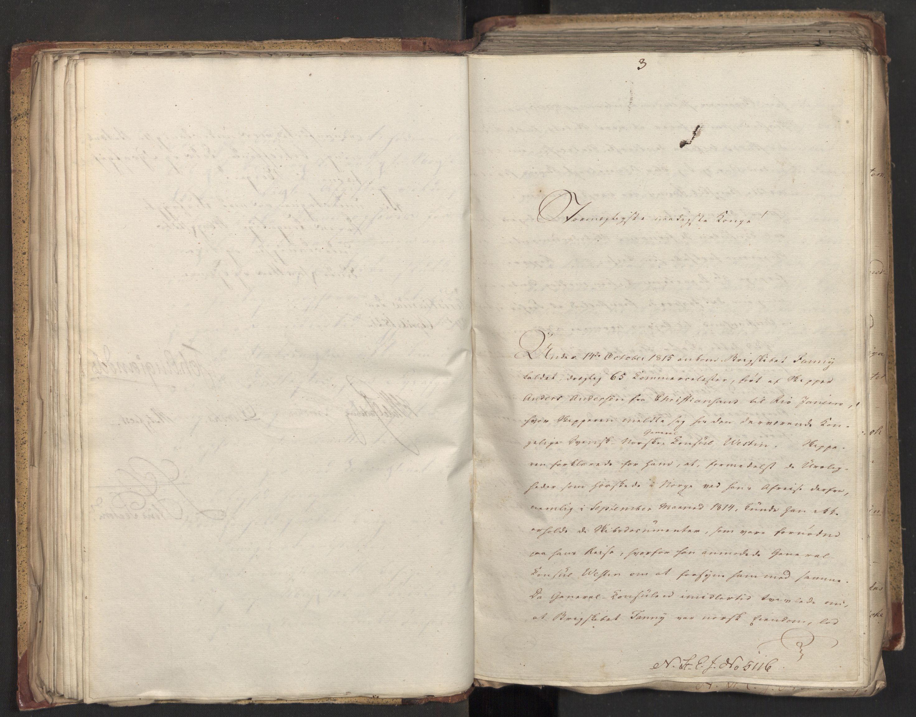 Statsrådsavdelingen i Stockholm, AV/RA-S-1003/D/Da/L0026: Regjeringsinnstillinger nr. 5069-5274, 1821, p. 106