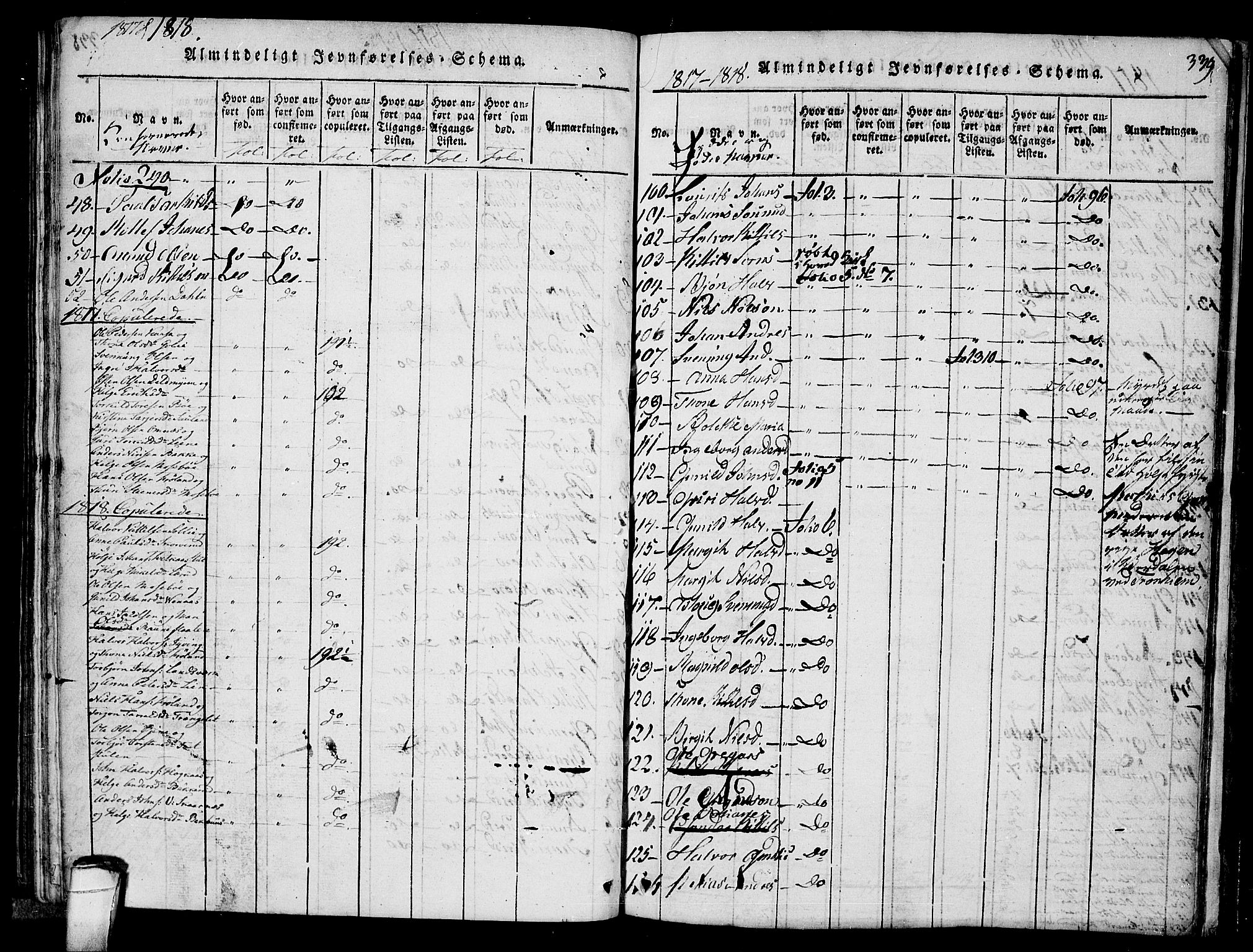 Hjartdal kirkebøker, SAKO/A-270/F/Fb/L0001: Parish register (official) no. II 1, 1815-1843, p. 339