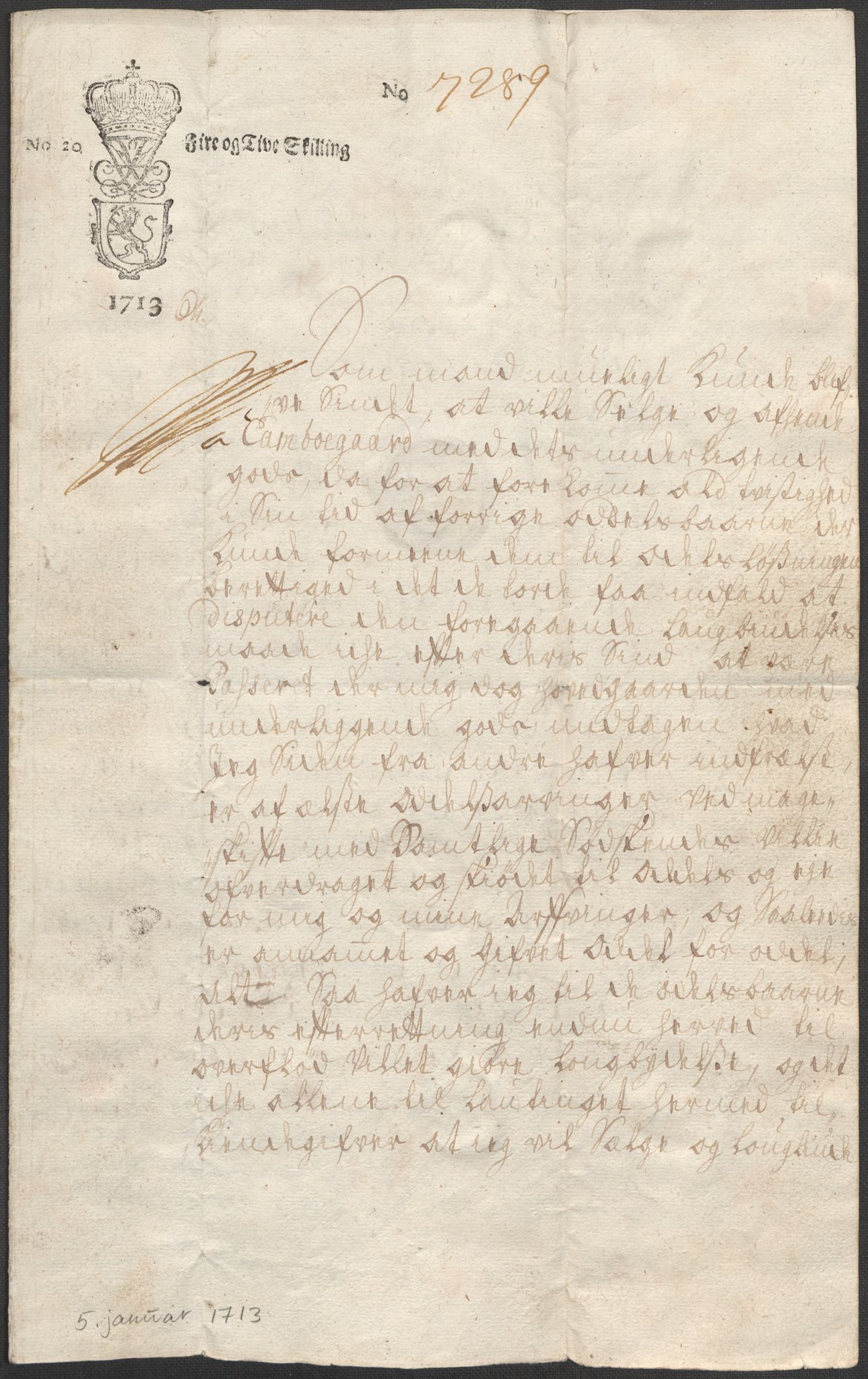 Riksarkivets diplomsamling, AV/RA-EA-5965/F12/L0006: Pk. 7 (III), 1589-1716, p. 36