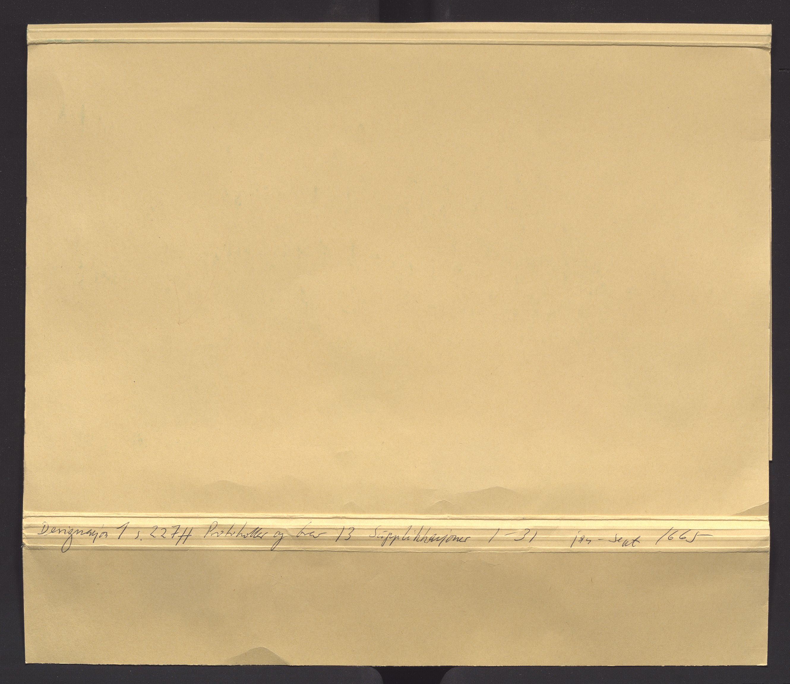 Stavanger len, AV/SAST-A-101870/Ob/L0037: Diverse, 1665, p. 1