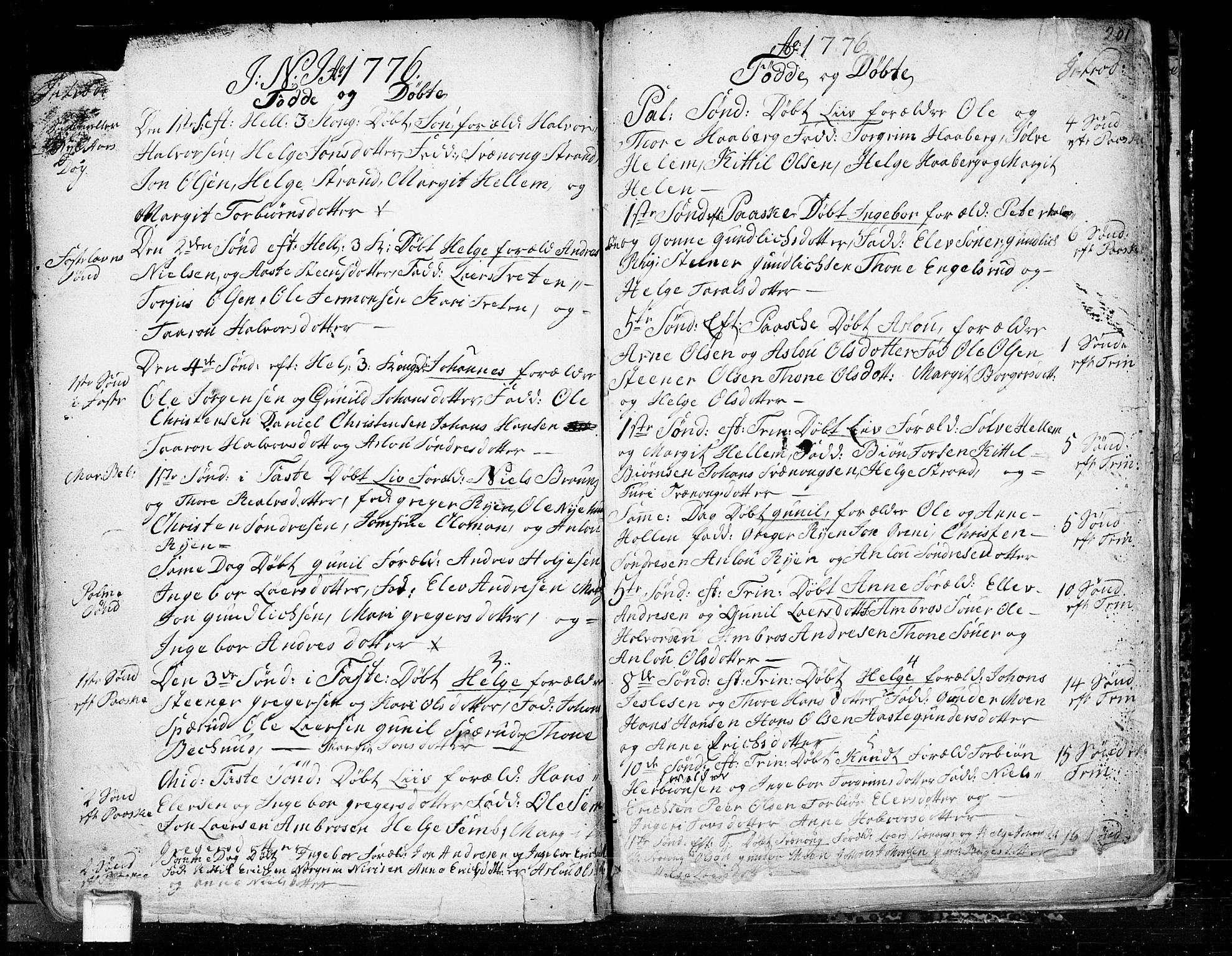 Heddal kirkebøker, SAKO/A-268/F/Fa/L0003: Parish register (official) no. I 3, 1723-1783, p. 201