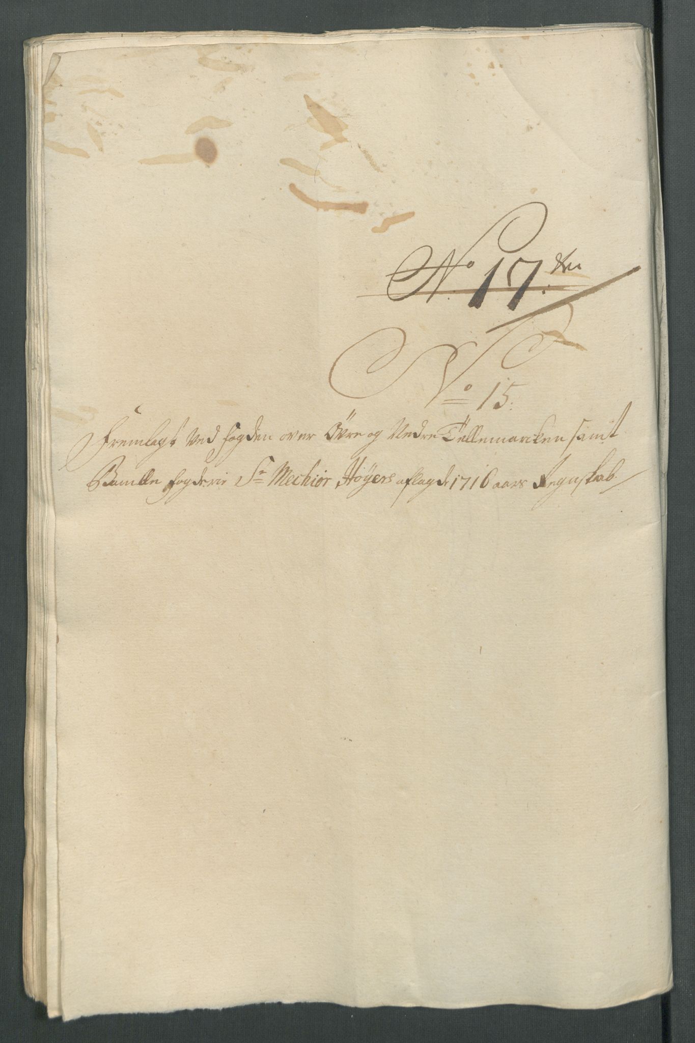 Rentekammeret inntil 1814, Reviderte regnskaper, Fogderegnskap, AV/RA-EA-4092/R36/L2128: Fogderegnskap Øvre og Nedre Telemark og Bamble, 1716, p. 197