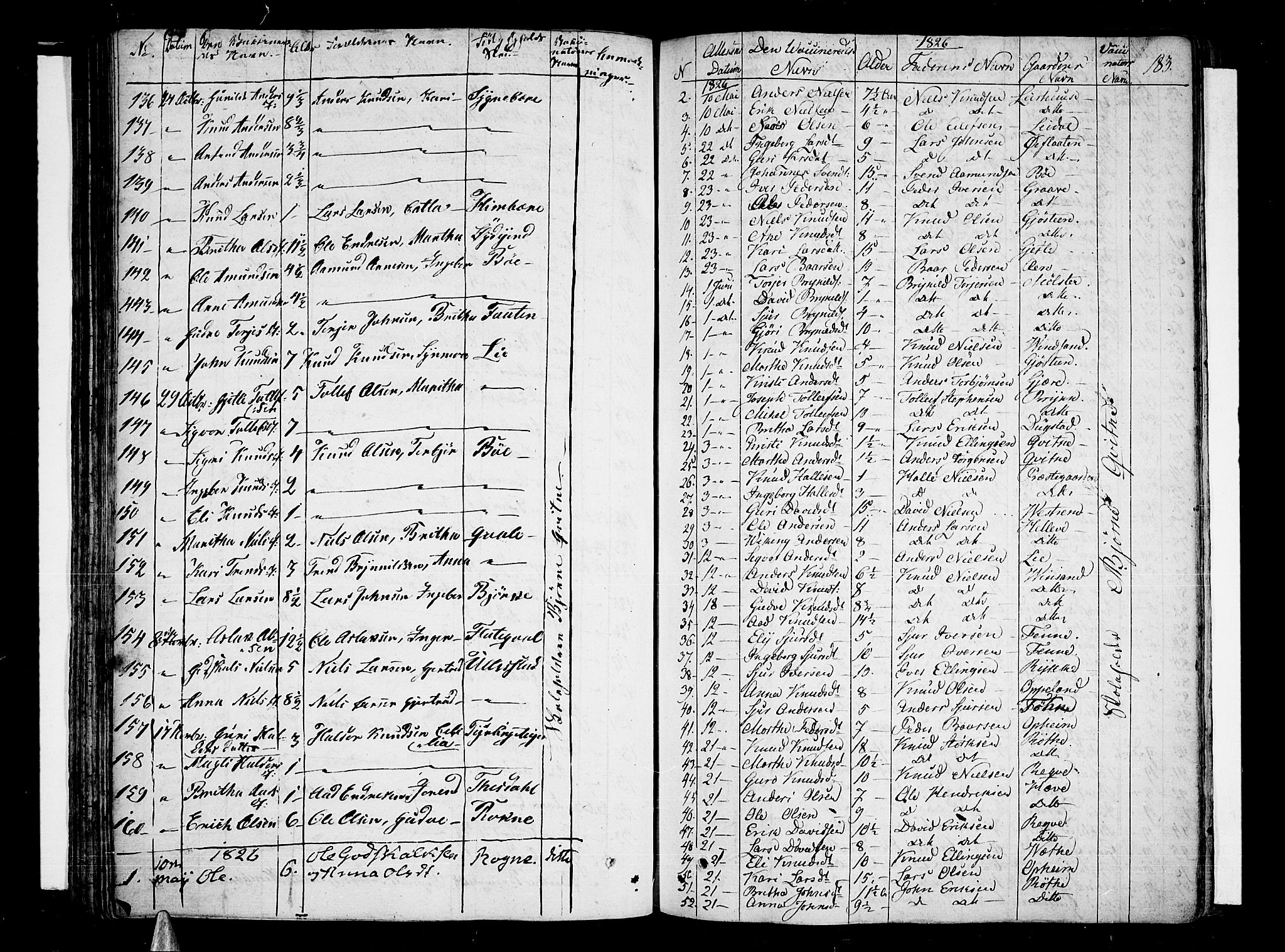 Voss sokneprestembete, SAB/A-79001/H/Haa: Parish register (official) no. A 12, 1823-1837, p. 183