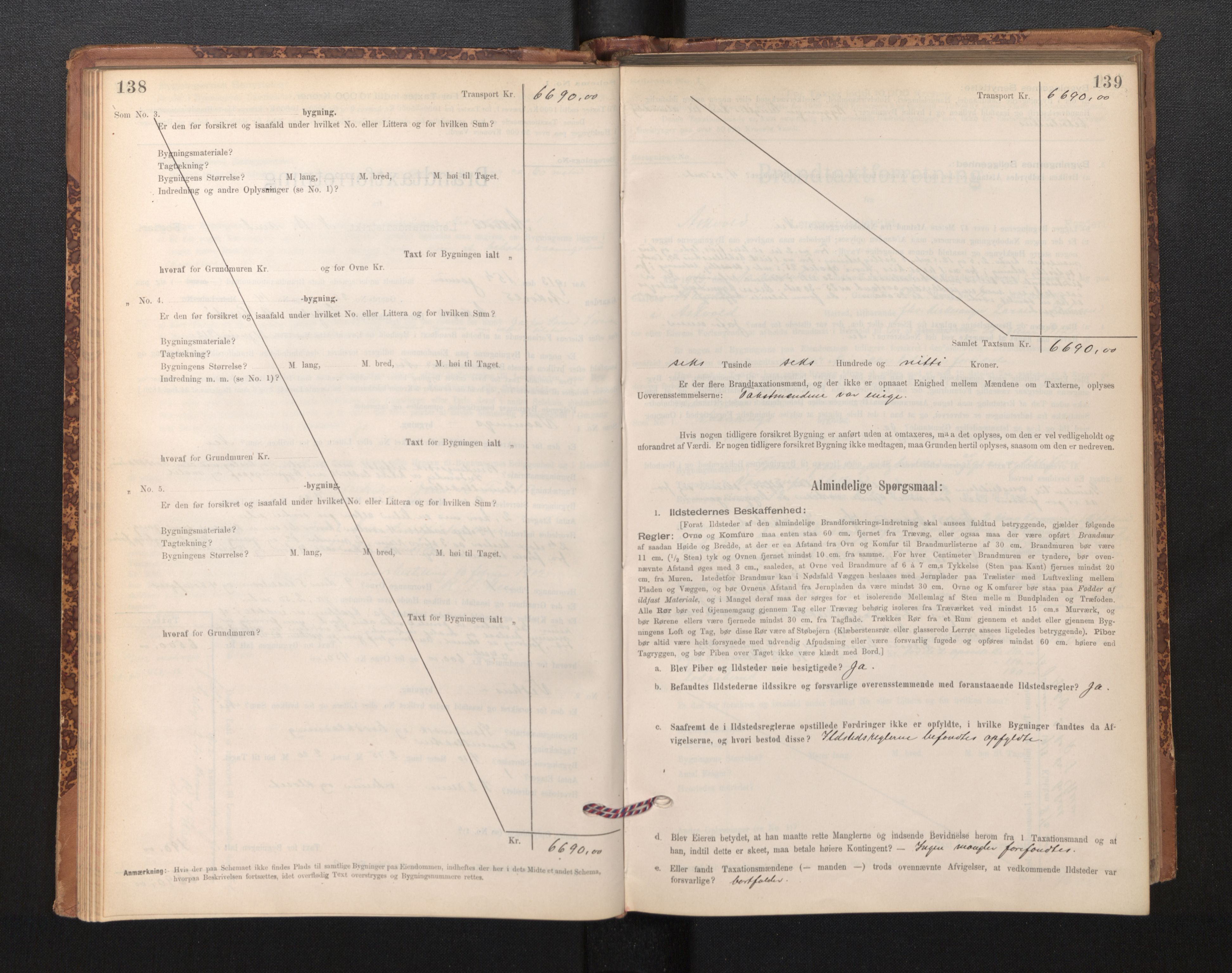 Lensmannen i Askvoll, AV/SAB-A-26301/0012/L0004: Branntakstprotokoll, skjematakst og liste over branntakstmenn, 1895-1932, p. 138-139