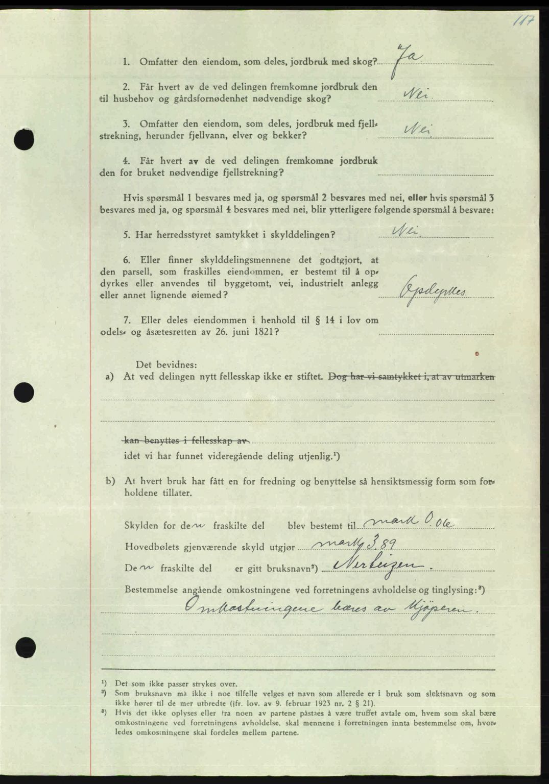 Nordmøre sorenskriveri, AV/SAT-A-4132/1/2/2Ca: Mortgage book no. A116, 1950-1950, Diary no: : 2693/1950