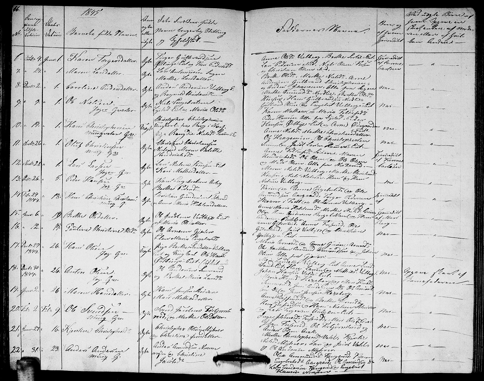 Sørum prestekontor Kirkebøker, AV/SAO-A-10303/G/Ga/L0002: Parish register (copy) no. I 2, 1829-1845, p. 66