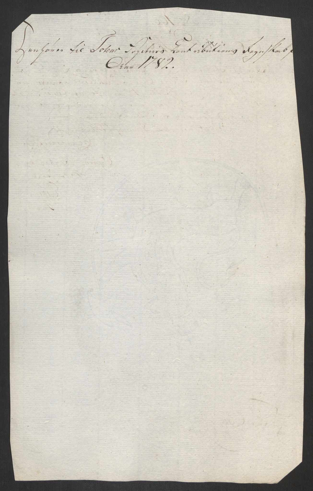 Rentekammeret inntil 1814, Reviderte regnskaper, Fogderegnskap, AV/RA-EA-4092/R19/L1369: Fogderegnskap Toten, Hadeland og Vardal, 1782, p. 328