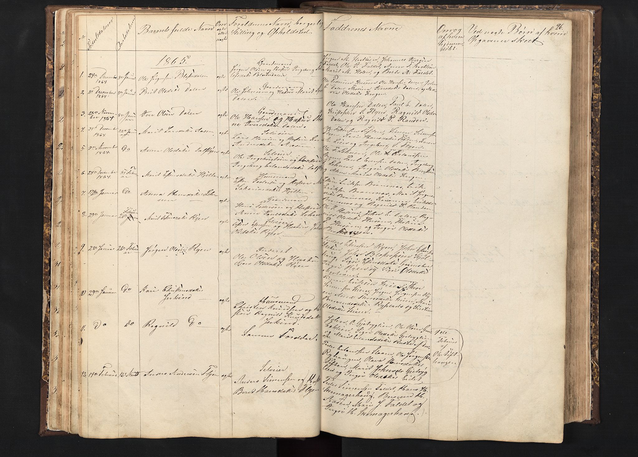 Alvdal prestekontor, SAH/PREST-060/H/Ha/Hab/L0001: Parish register (copy) no. 1, 1857-1893, p. 26