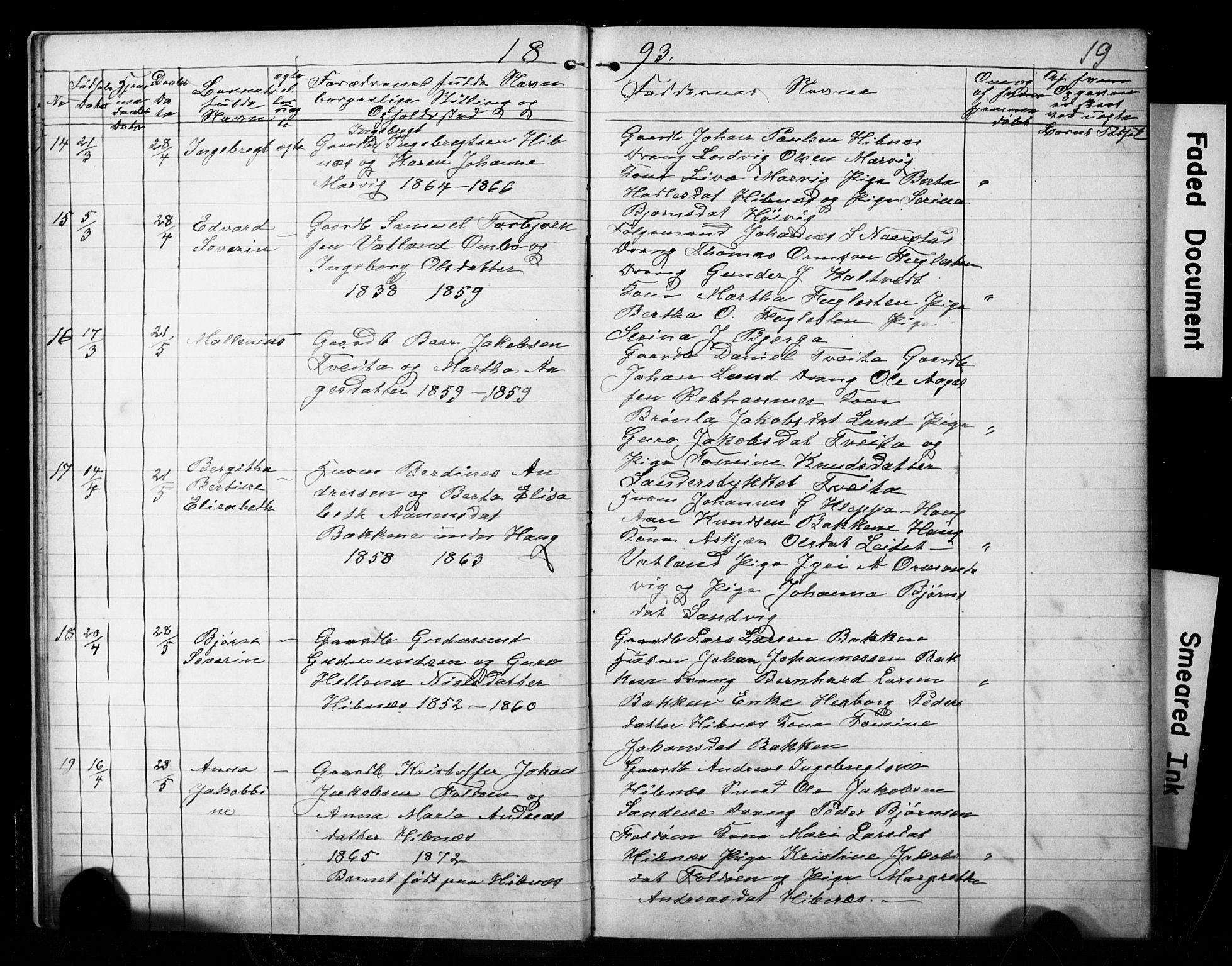 Jelsa sokneprestkontor, AV/SAST-A-101842/01/V: Parish register (copy) no. B 4, 1890-1928, p. 19