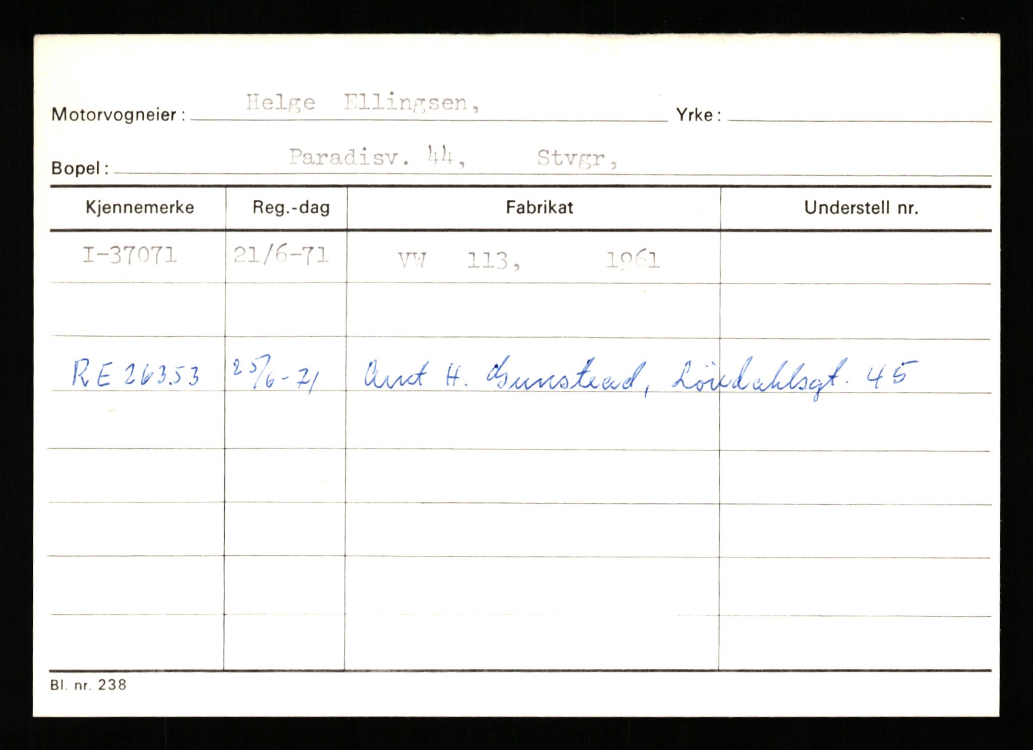 Stavanger trafikkstasjon, AV/SAST-A-101942/0/G/L0006: Registreringsnummer: 34250 - 49007, 1930-1971, p. 827