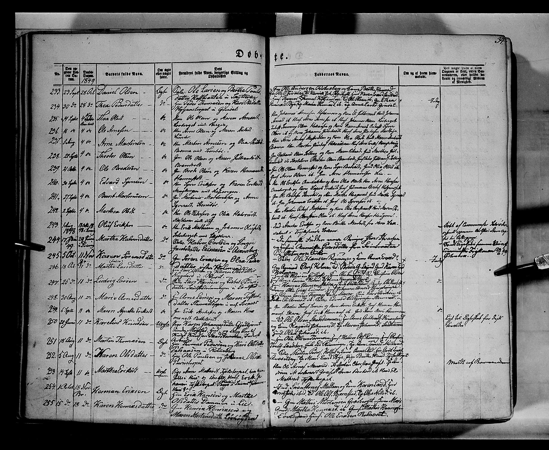 Grue prestekontor, AV/SAH-PREST-036/H/Ha/Haa/L0008: Parish register (official) no. 8, 1847-1858, p. 34